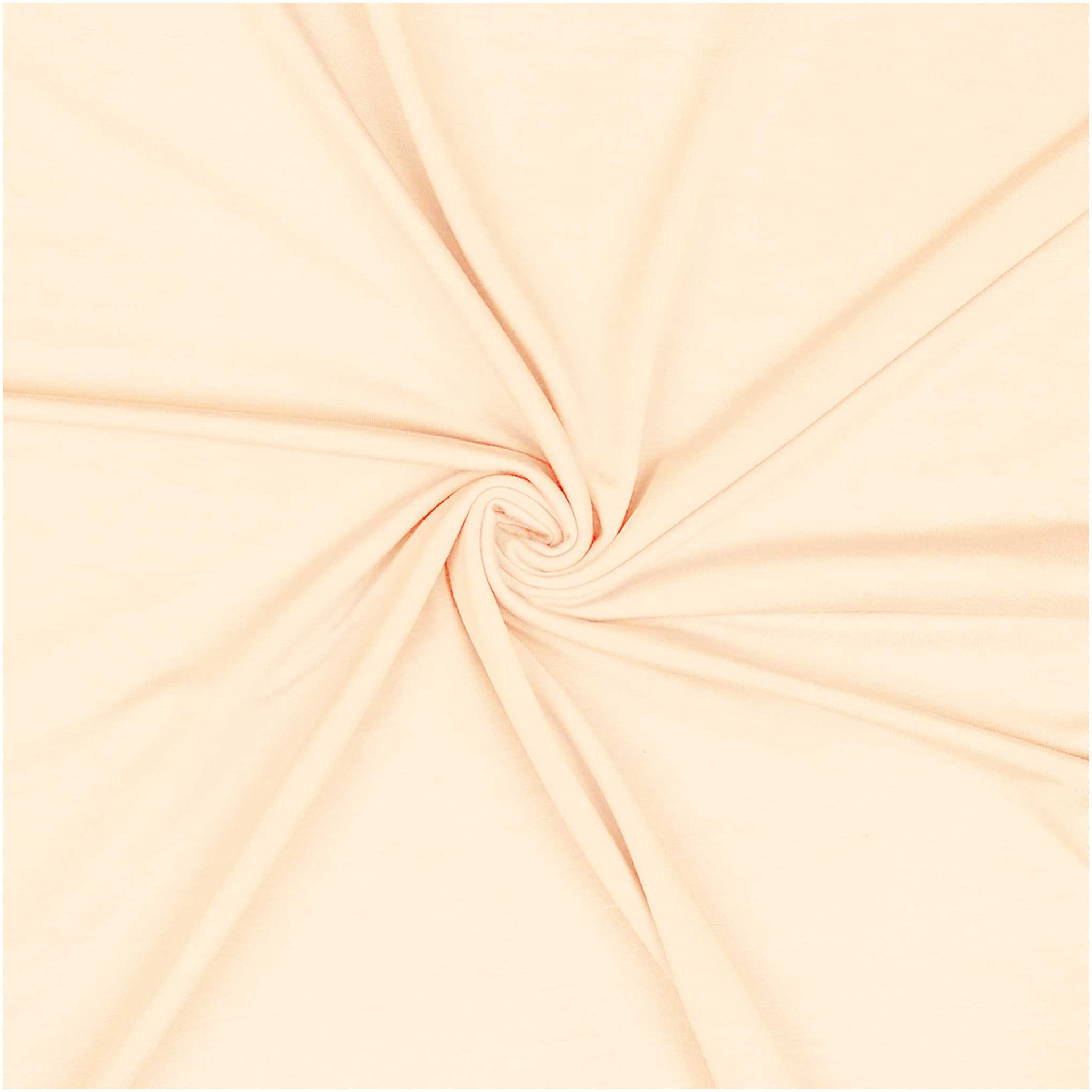maDDma Stoff 0,5m Modaljersey Meterware Modalstoff Modal Jersey Tencel™ Modal, hellbeige