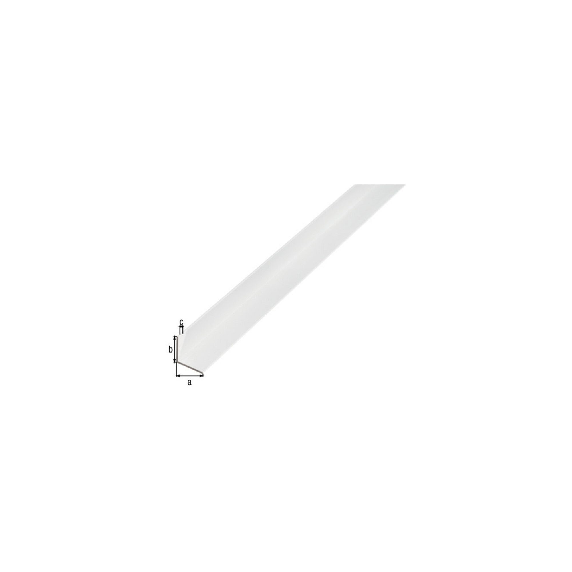 Alberts Zahnscheibe GAH Alberts Winkelprof. gleichschenkelig, UG L2000x B40x H40x S2mm Alu