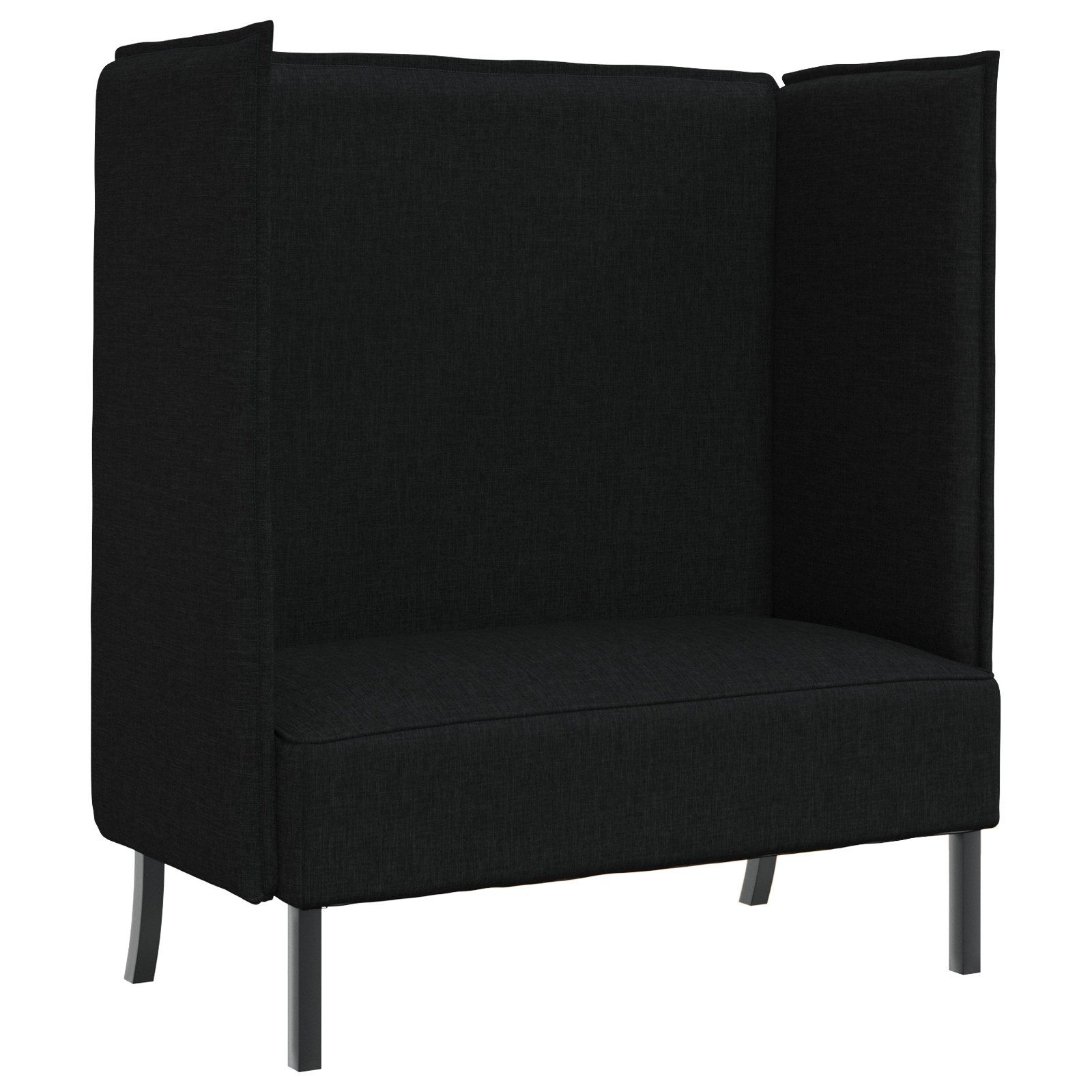 vidaXL Sofa Hochlehner Sofa Schwarz 109x56x121 günstig online kaufen