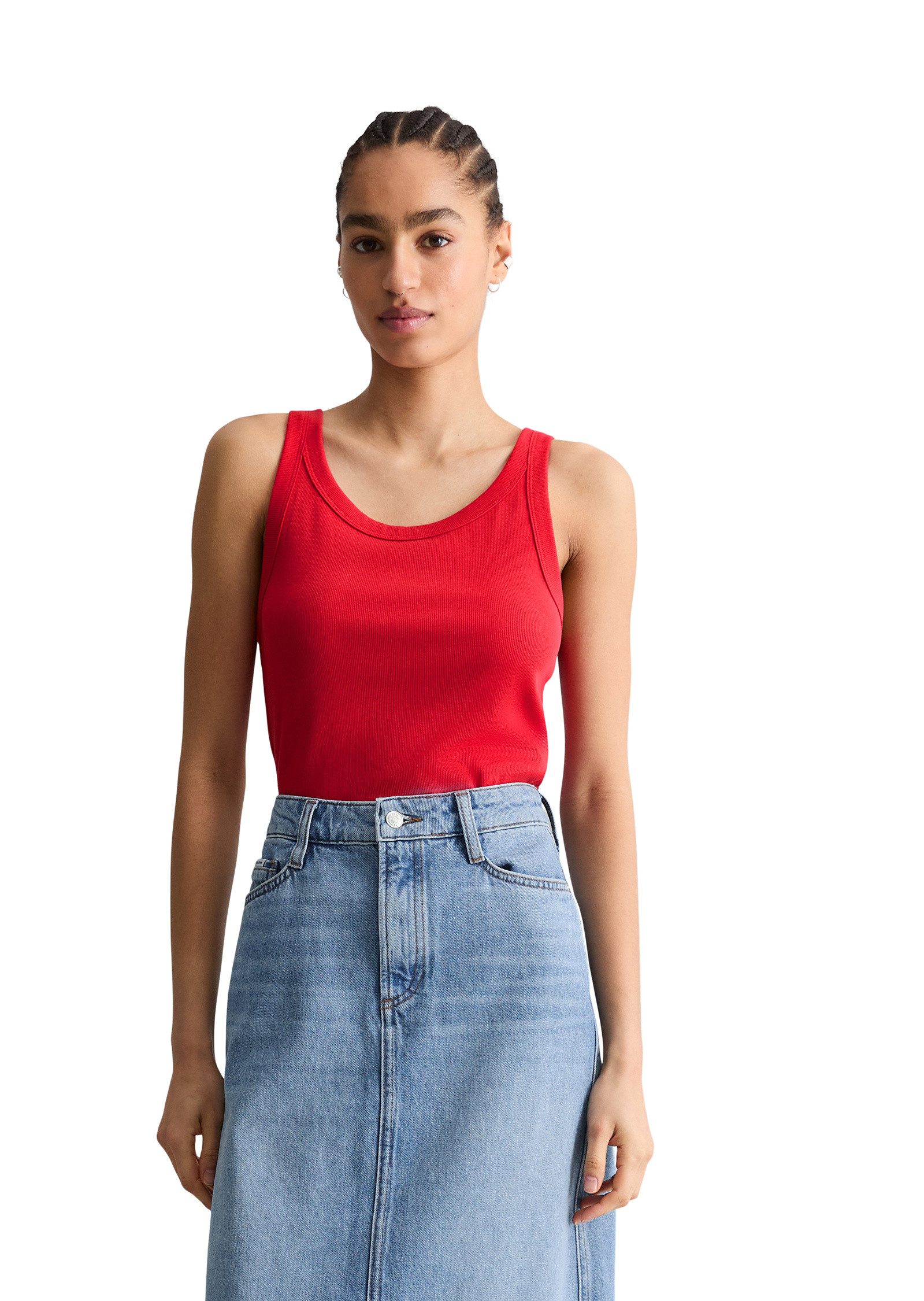 Marc O'Polo DENIM T-Shirt aus Bio-Baumwoll-Stretchjersey