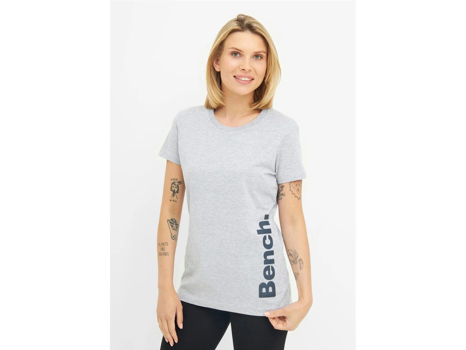 Bench. T-Shirt Bench Damen Ringer T-Shirt Baumwolle Slim Fit (1-tlg) reine günstig online kaufen