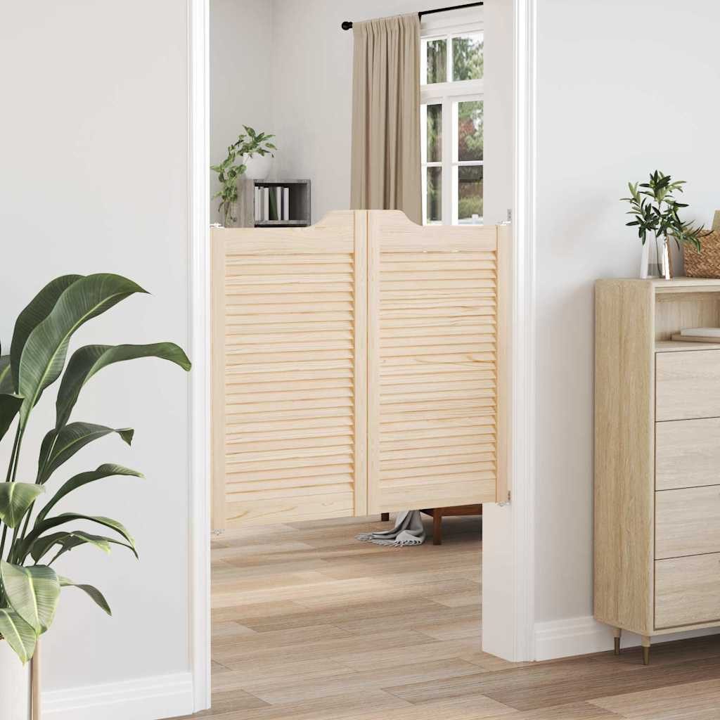 vidaXL Haustür Schwingtüren Lamellen-Design 1-Paar 90x100 günstig online kaufen