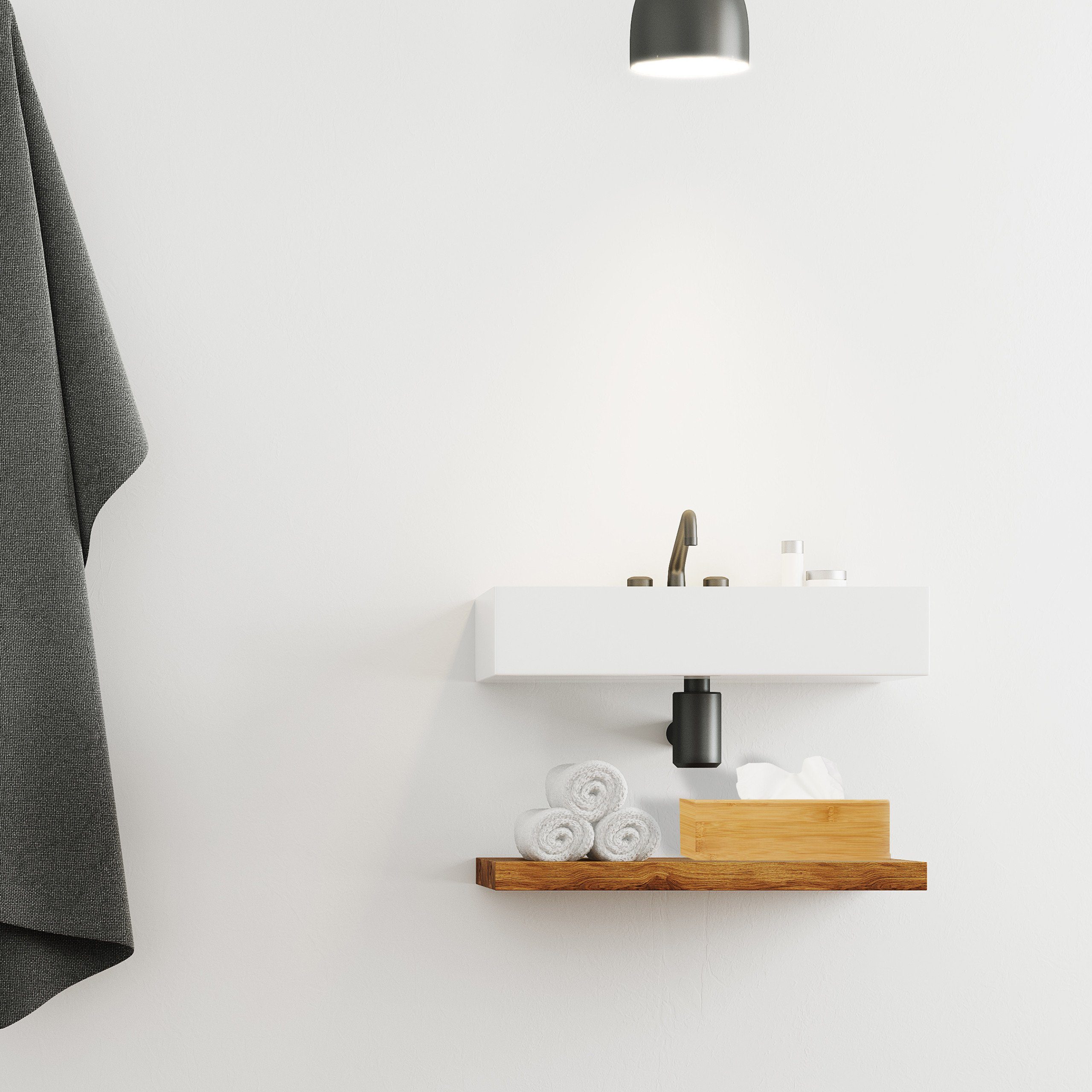 relaxdays Kosmetikbox Kosmetiktücherbox Bambus 27,5 cm günstig online kaufen