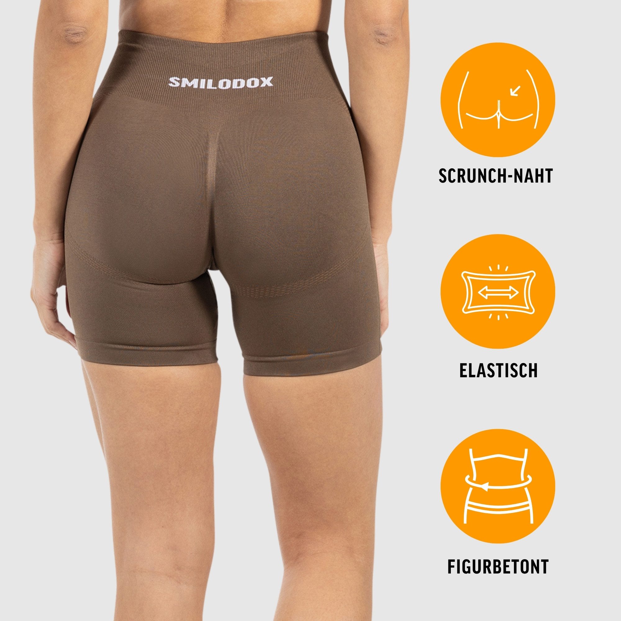Smilodox Shorts Nomeli Scrunch, Kurze Seamless Sportshorts Shaped Fit, Boot günstig online kaufen