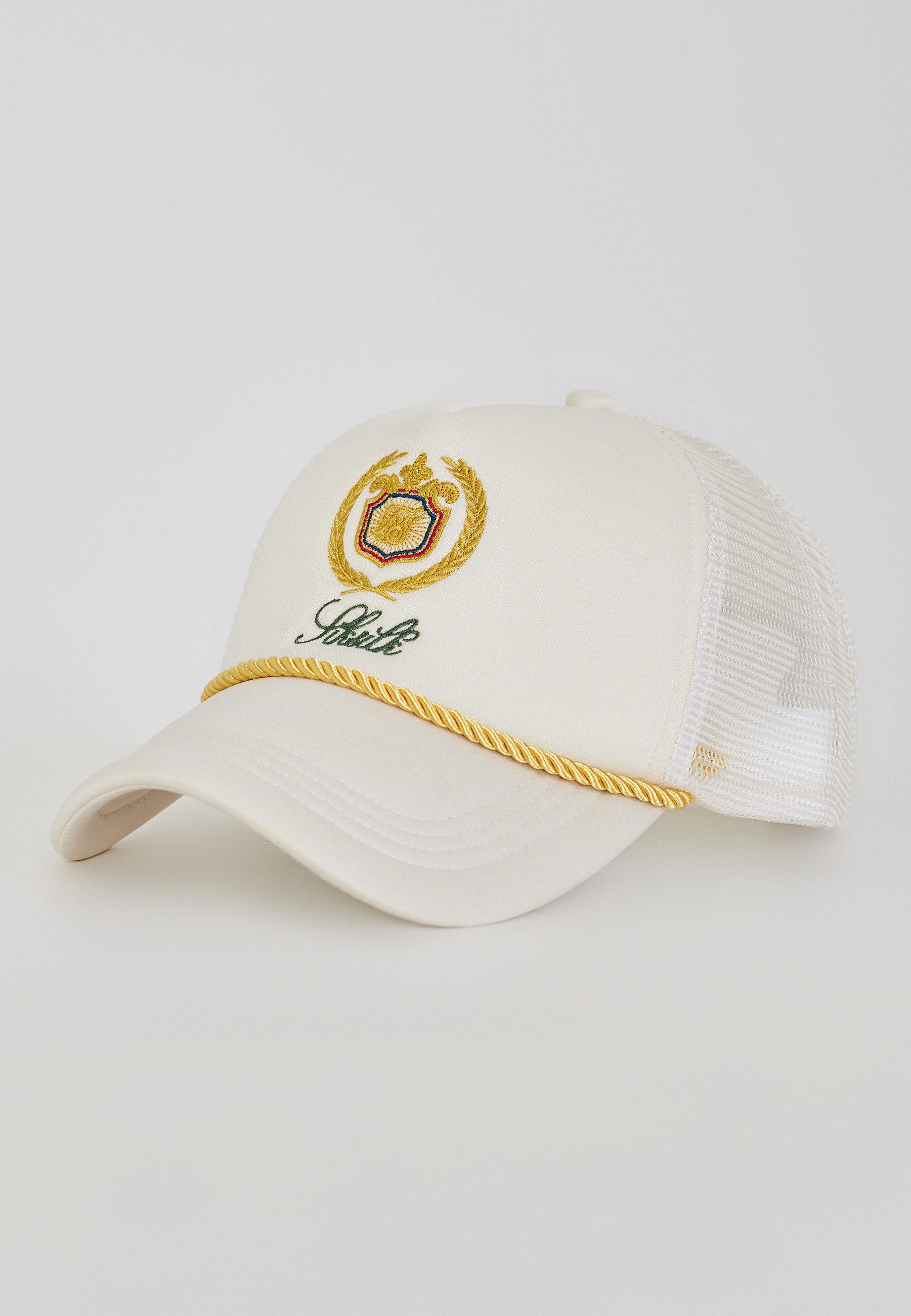 Siksilk Trucker Cap SikSilk Herren Ecru Trucker-Cap