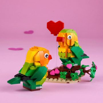 LEGO® Konstruktionsspielsteine Valentins-Turteltauben (40522), LEGO®, (298 St), Made in Europe