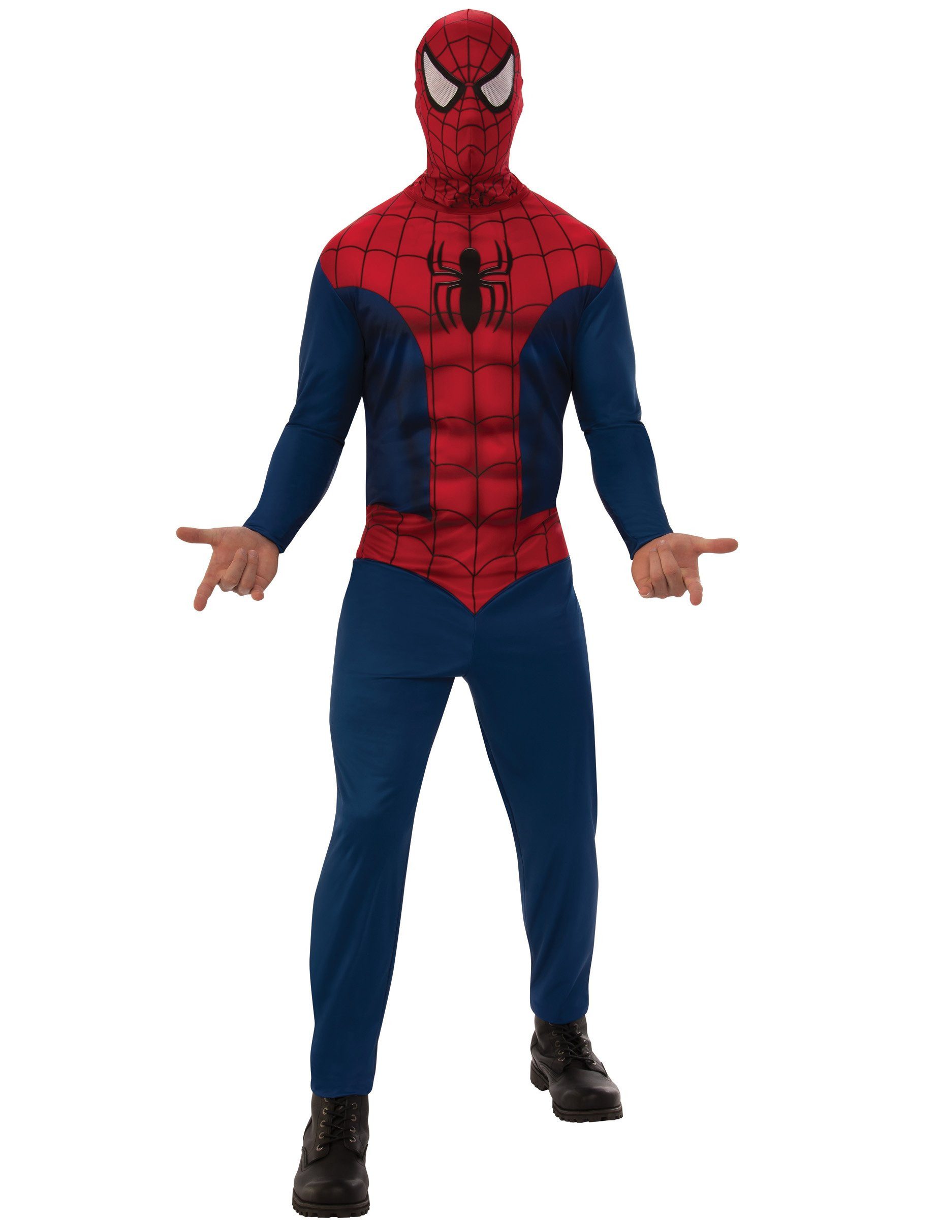 Rubies Niederlande b.v. Kostüm Spider-Man-Herrenkostüm blau-rot