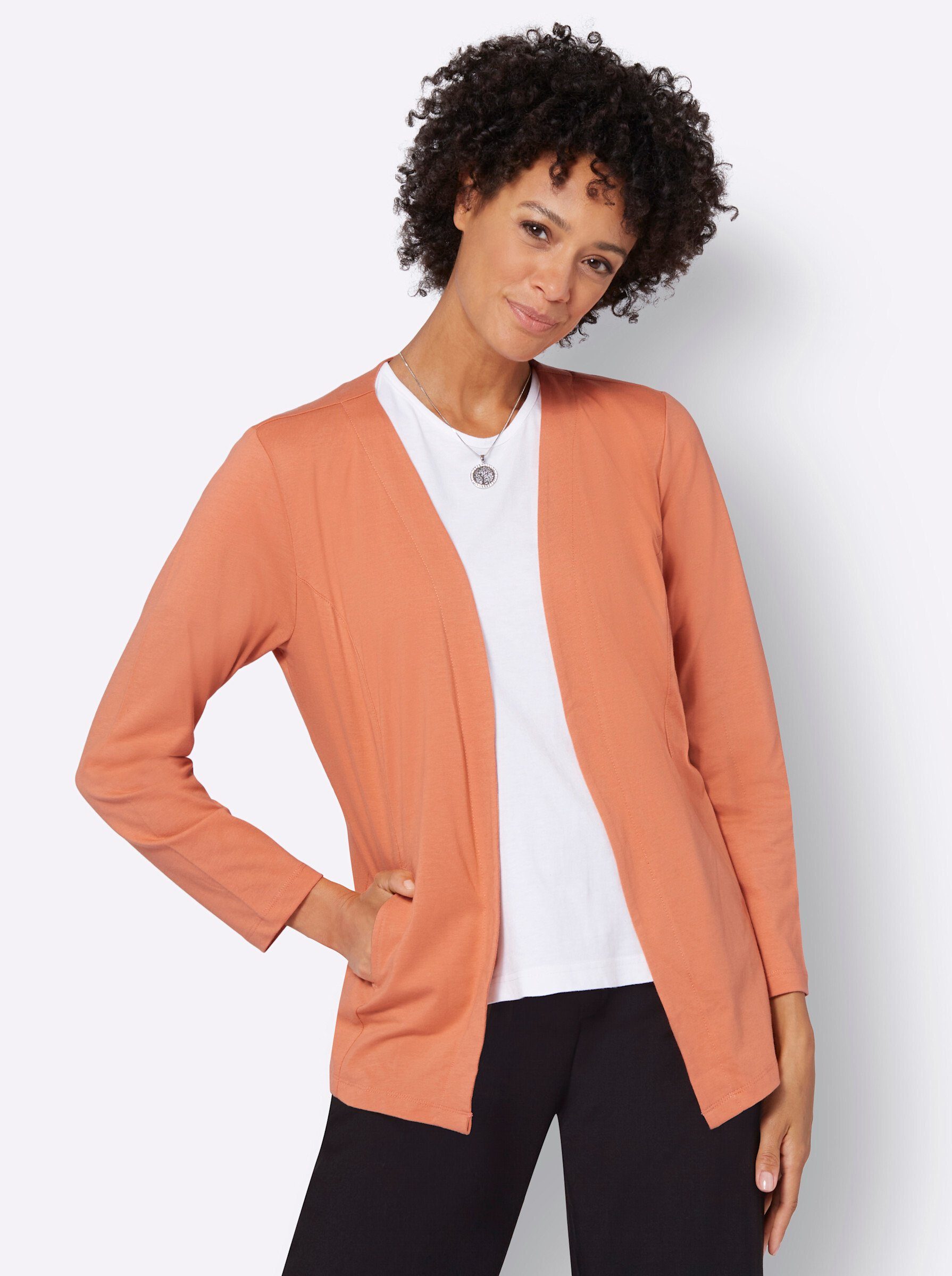 Casual Looks Shirtjacke "Shirtjacke" 1 Stk. tlg. günstig online kaufen