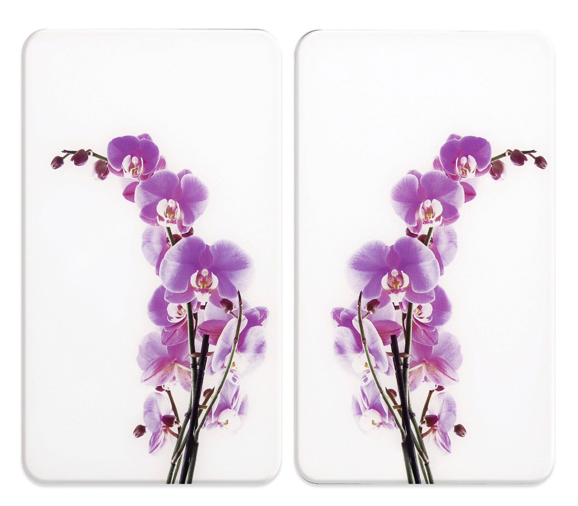 Herd-Abdeckplatte Universal Modell Orchideenblüte