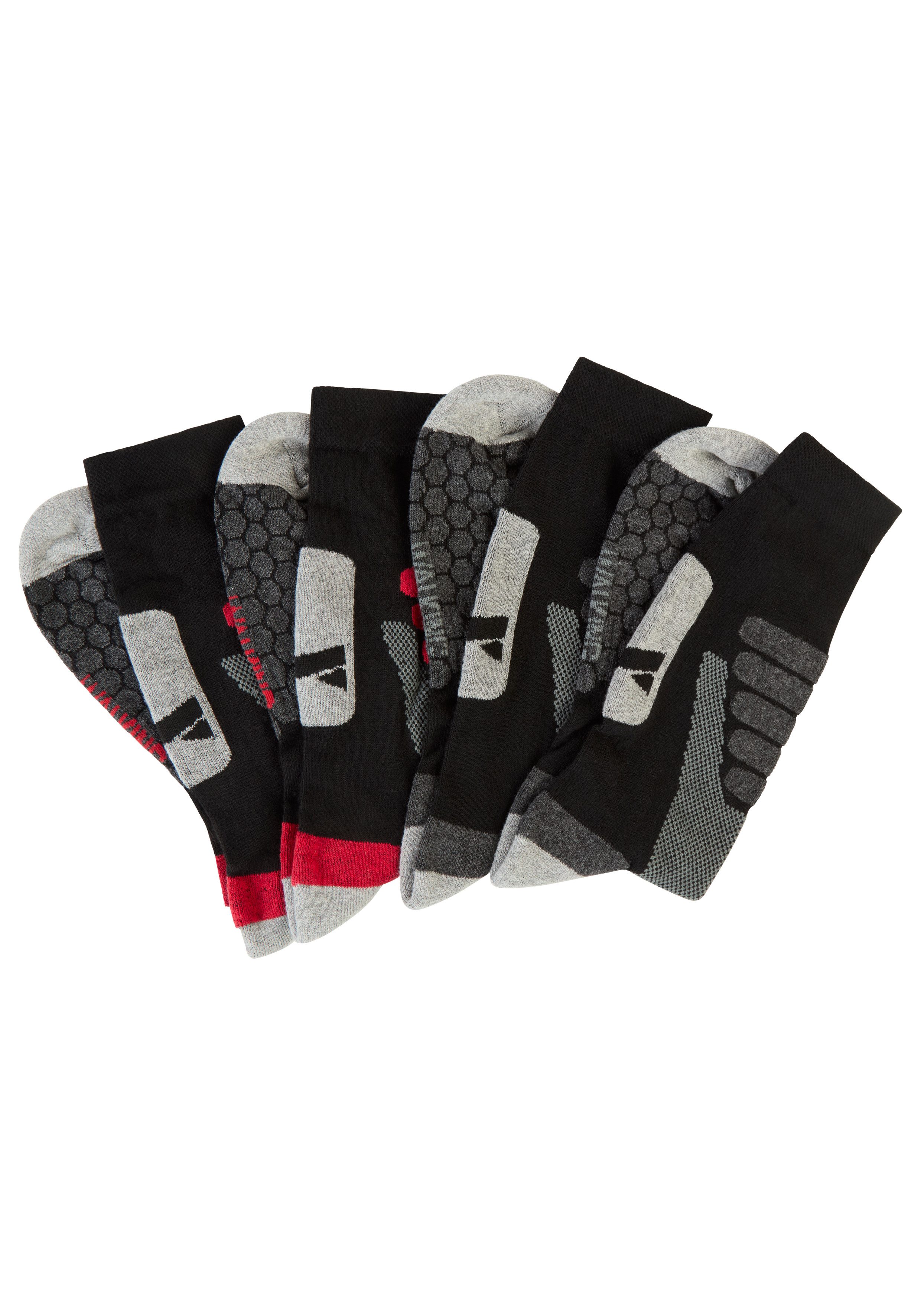 XTREME sockswear Wandersocken 2er Pack (2-Paar, 2 Paar) Unisex Diabetiker Sport- und Funktionssocken, mit Coolmax