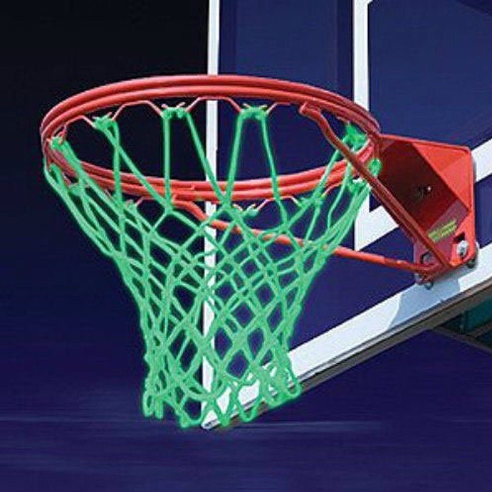 GelldG Basketballnetz Leuchtendes Basketball Netze Netz Basketball Fluoreszierendes