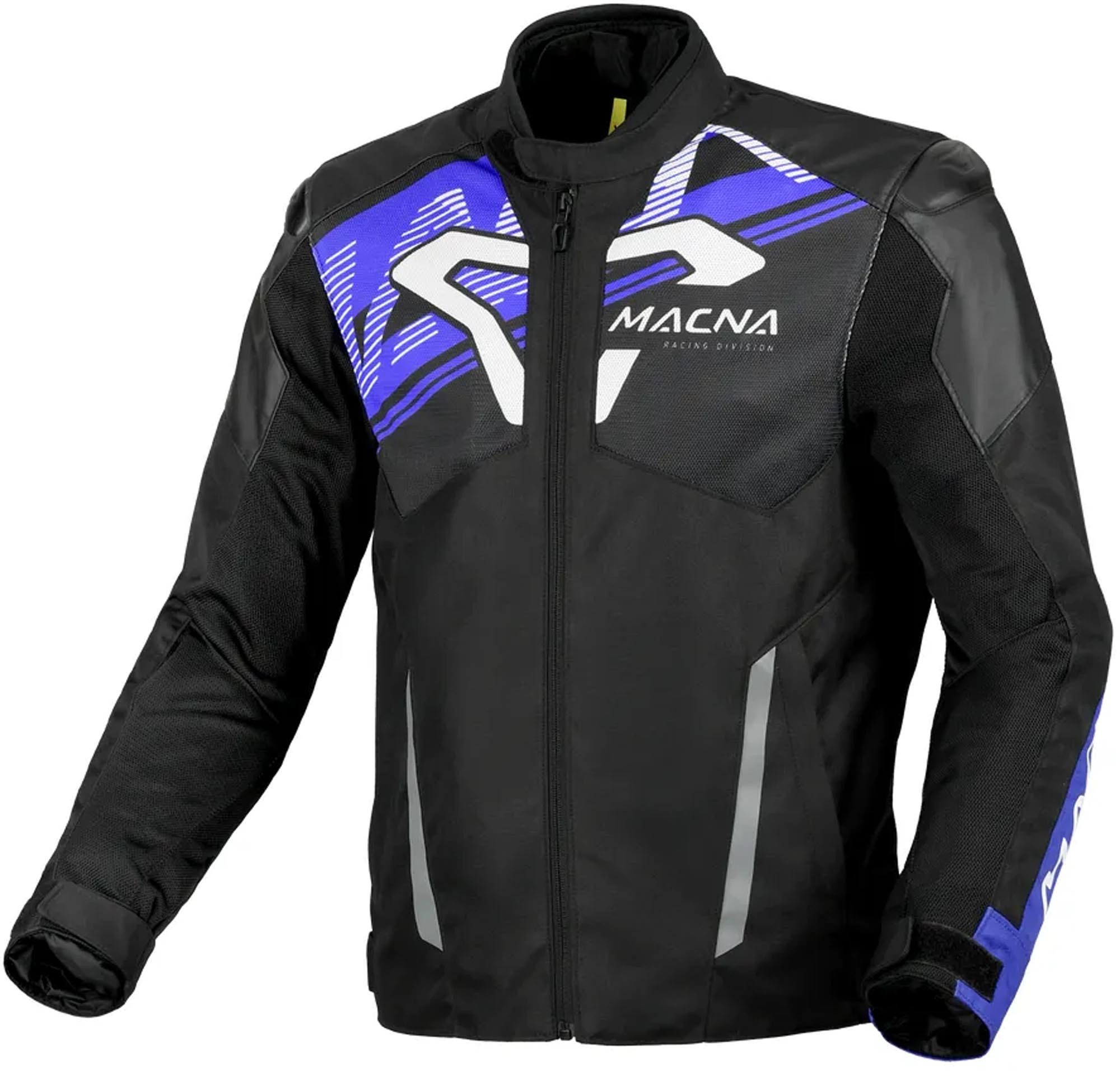 Macna Motorradjacke Sevent wasserdichte Motorrad Textiljacke 2-Lagen-Laminat,Ellenbogenprotektoren enthalten,perforiert,heraus