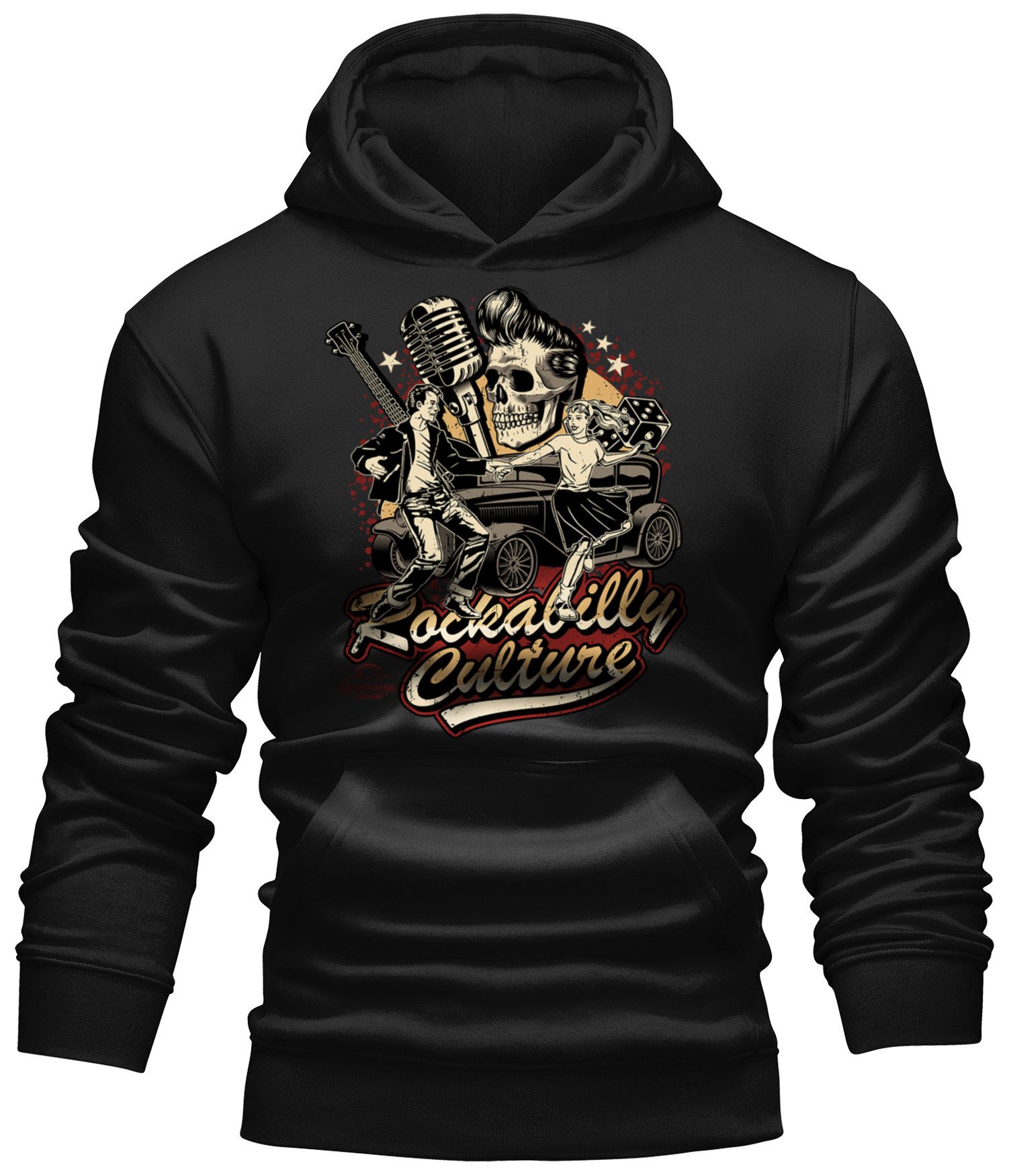 GASOLINE BANDIT® Kapuzensweatshirt für Oldschool Rock'n günstig online kaufen