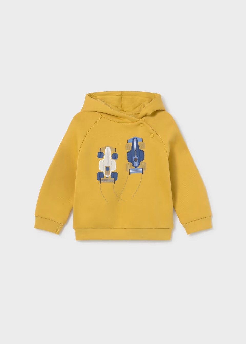 Mayoral Kapuzensweatshirt Kapuzen-Hoodie mit Rennwagen-Motiv (241710)