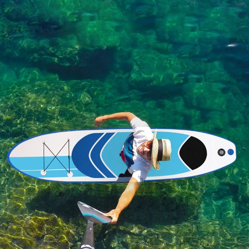 Sport Boards UISEBRT Inflatable SUP-Board SUP Board aufblasbares Set - Stand Up Paddle Board mit Pumpe und Aluminiumpaddel, komp