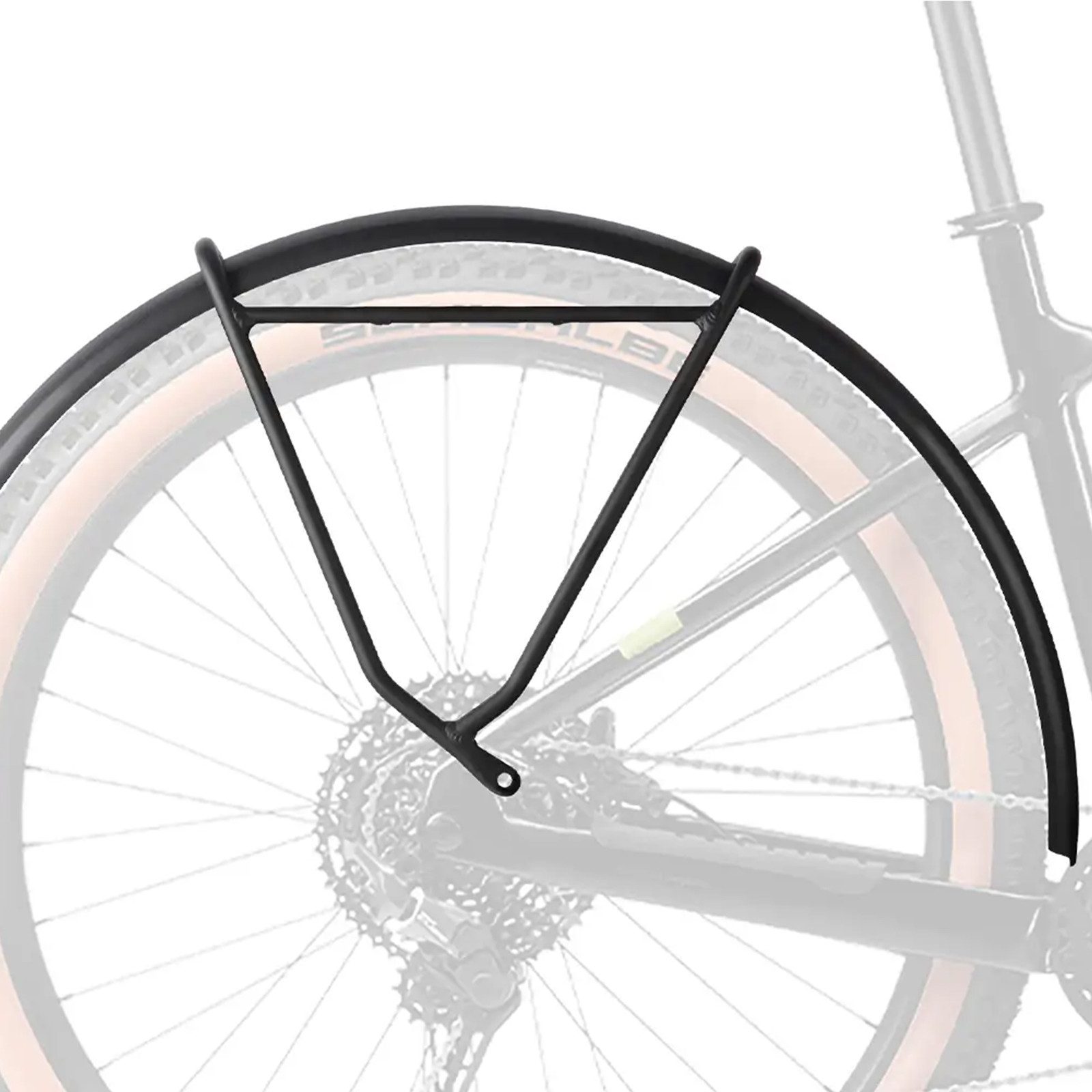 DERUIZ Fahrrad-Gepäckträger Gepäckträger- und Schutzblech-Set für E-Bike, Passend: Nur für Dolomit