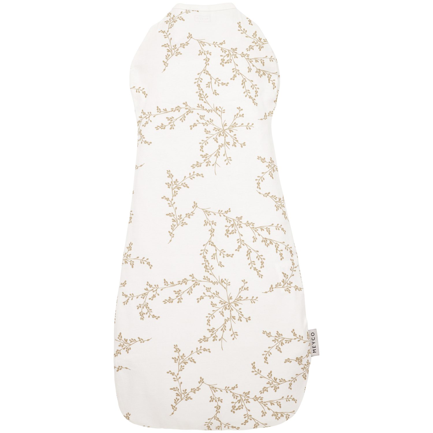 Meyco Baby Babyschlafsack Branches Sand (100% Baumwolle, 1 tlg), 70cm