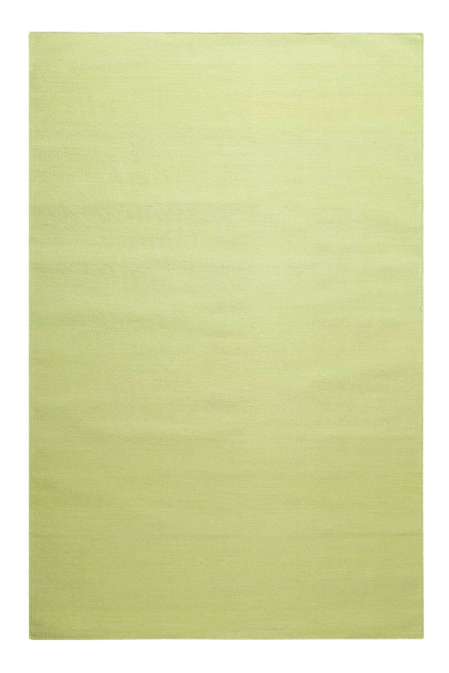 Teppich Nizza, Green Looop, rechteckig, Höhe: 5 mm, Baumwollteppich, einfarbig, pflegeleicht, Wohn-Schlafzimmer, 2x2,9 m