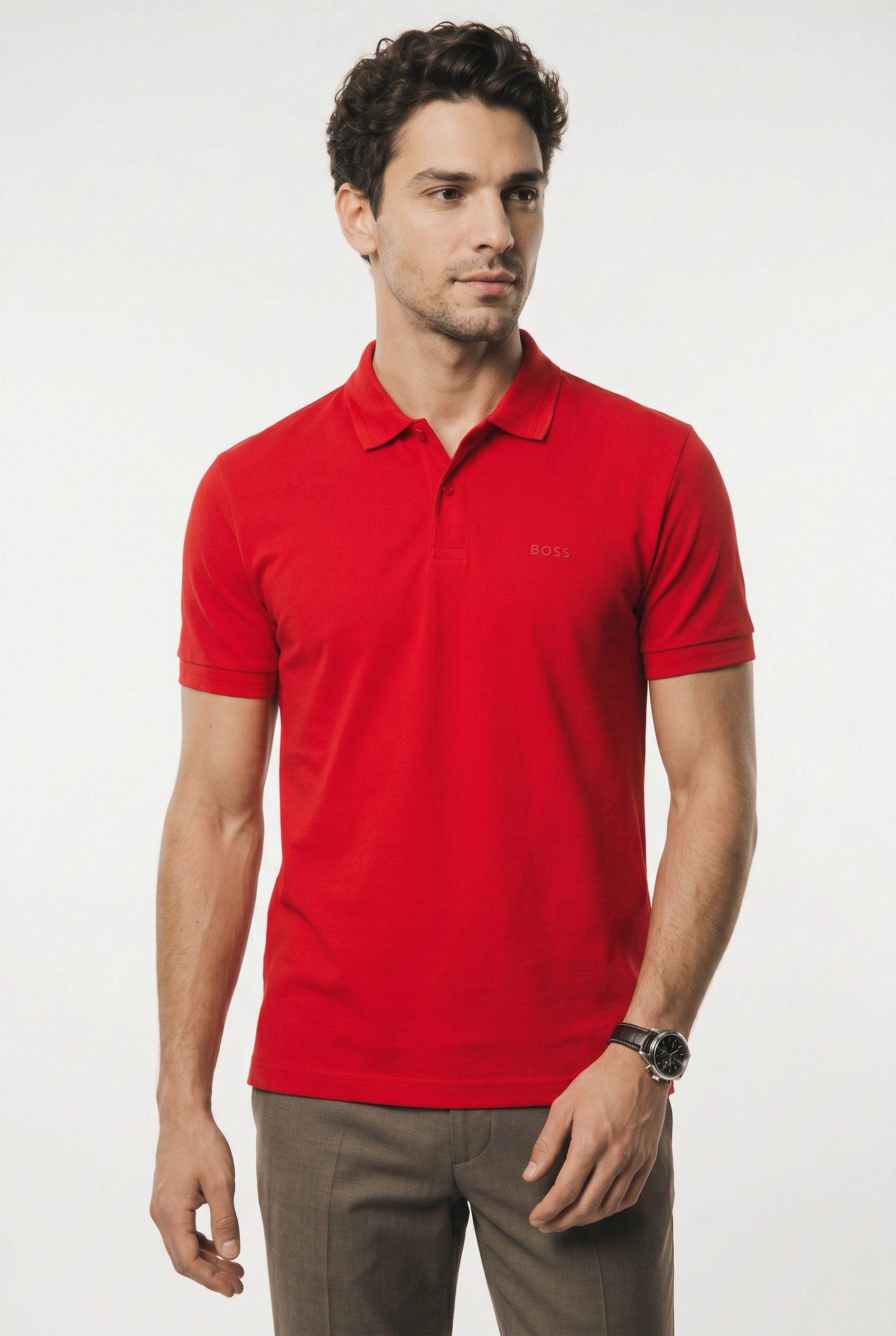 BOSS GREEN Poloshirt Pio Pique Regular Fit Cotton Pique Polo, pflegeleicht 100% Baumwolle