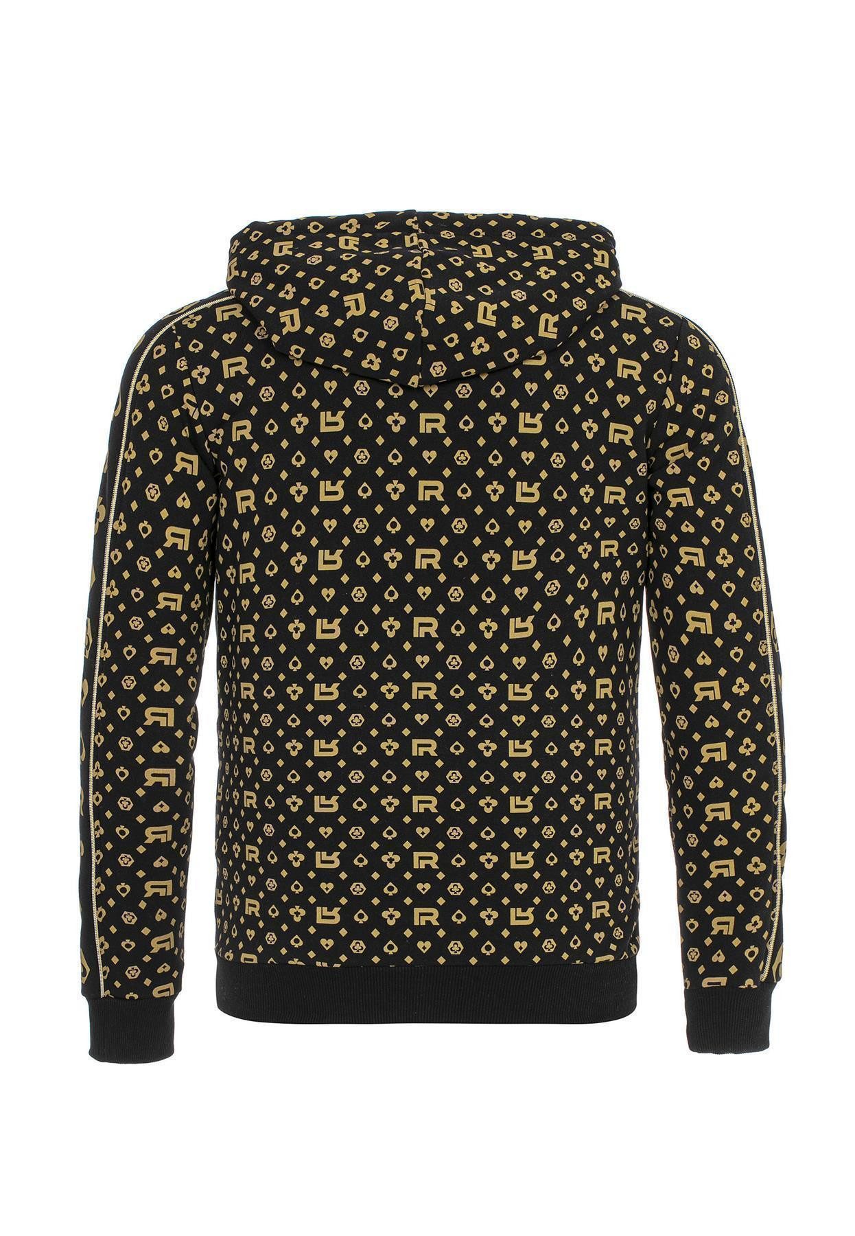 RedBridge Kapuzensweatjacke Sweat Kapuzenjacke Reißverschluss Allover günstig online kaufen