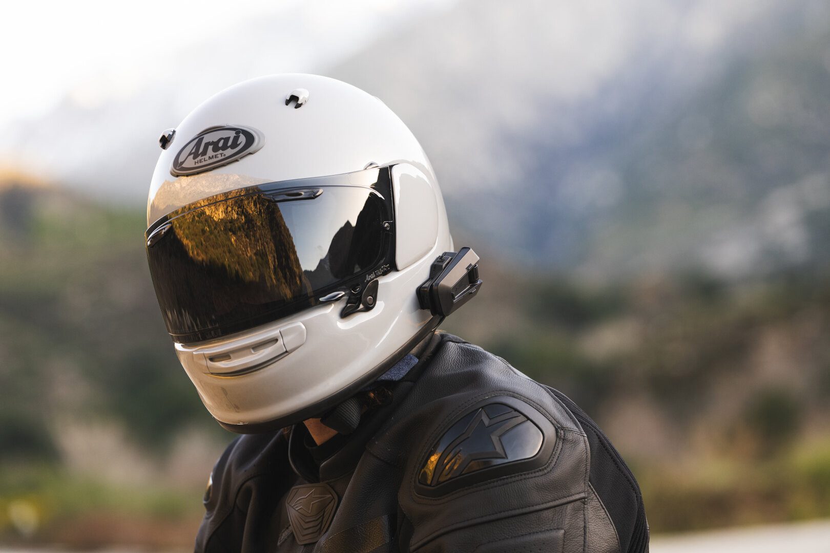 Cardo Motorradhelm Packtalk PRO Kommunikationssystem Einzelset, Bluetooth, Wasserdicht