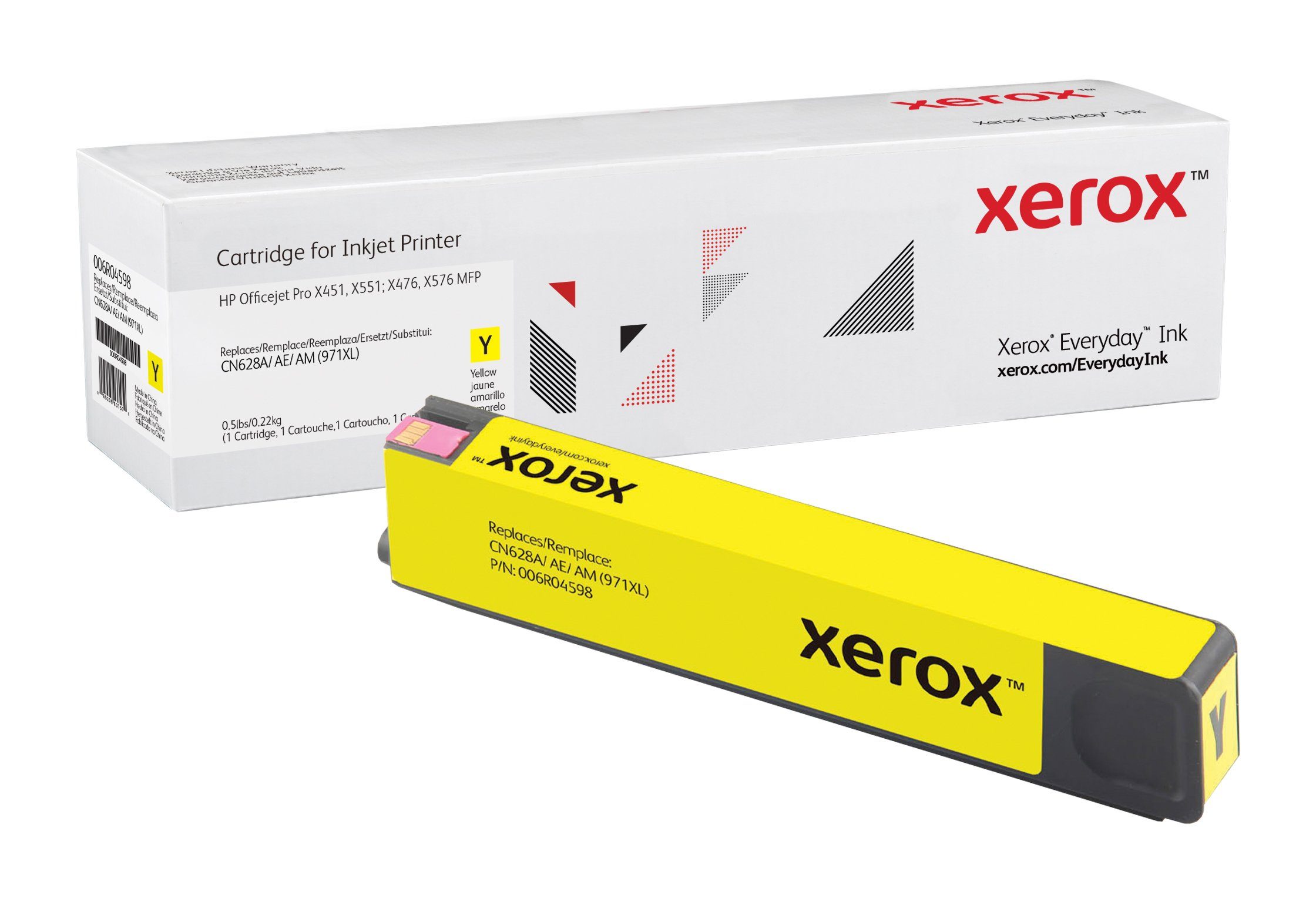 HP 971XL Toner Tonerpatrone CN628A, Everyday (CN628AE, mit Gelb kompatibel CN628AM) Xerox