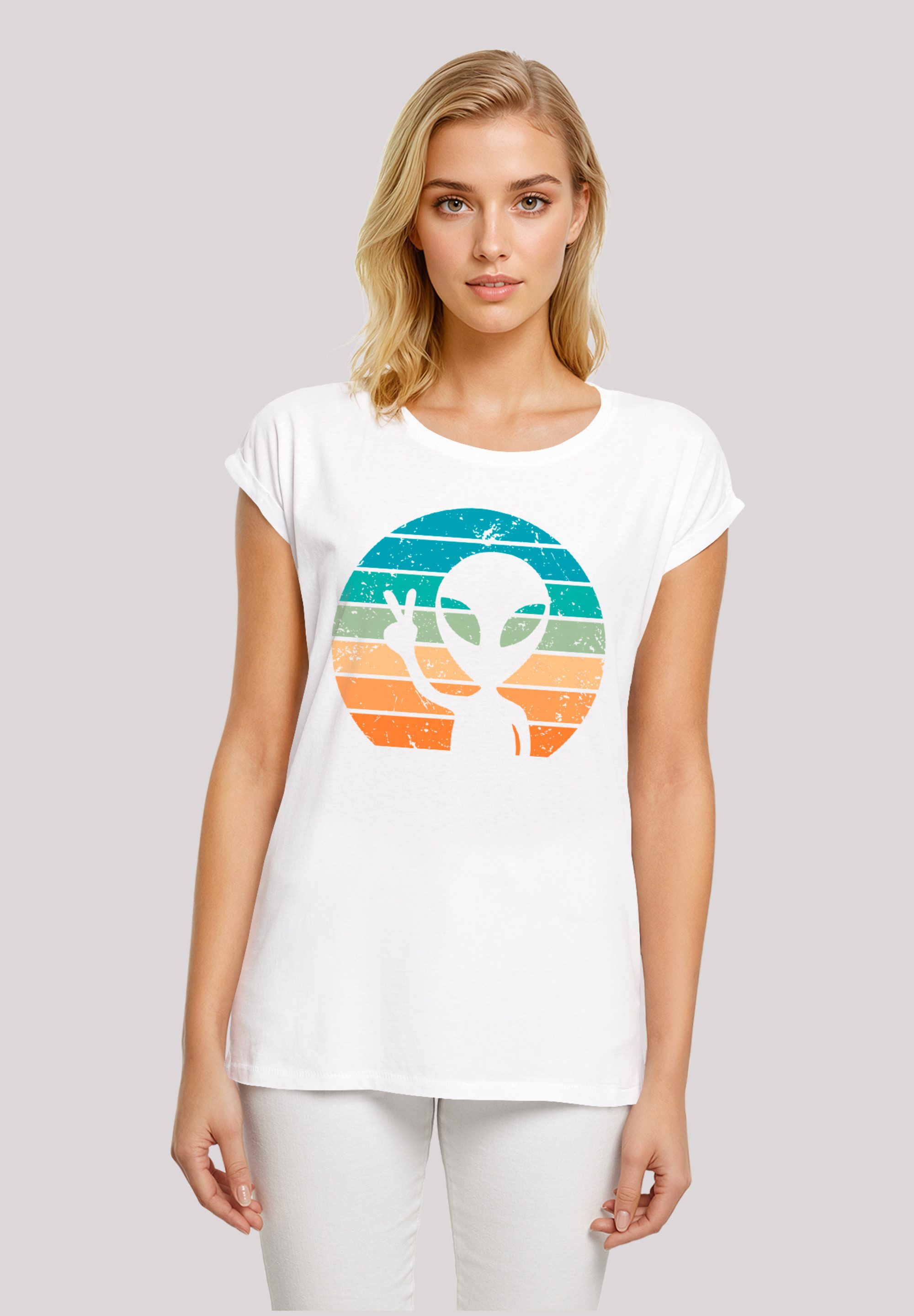 F4NT4STIC T-Shirt Alien Piece Sonnenuntergang Premium günstig online kaufen
