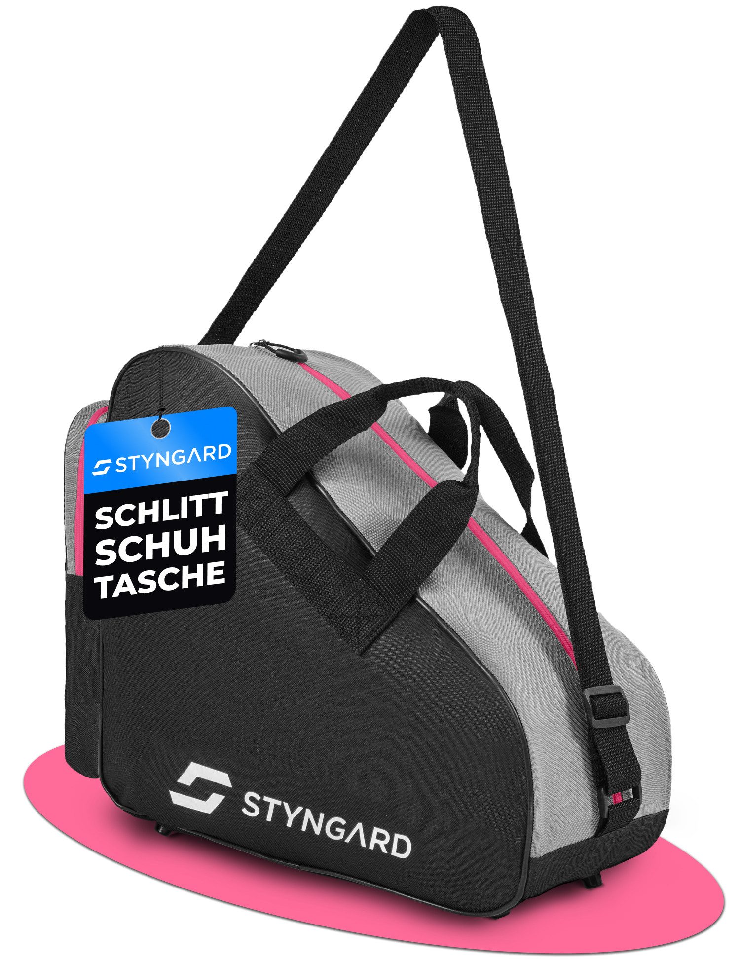 Styngard Sporttasche MONTREAL, Schlittschuhtasche Damen & Herren - Inlinertasche für Eislaufschuhe