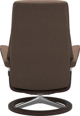 Stressless® Relaxsessel View (Set, Relaxsessel mit Hocker), mit Signature Base, Größe M,Gestell Wenge