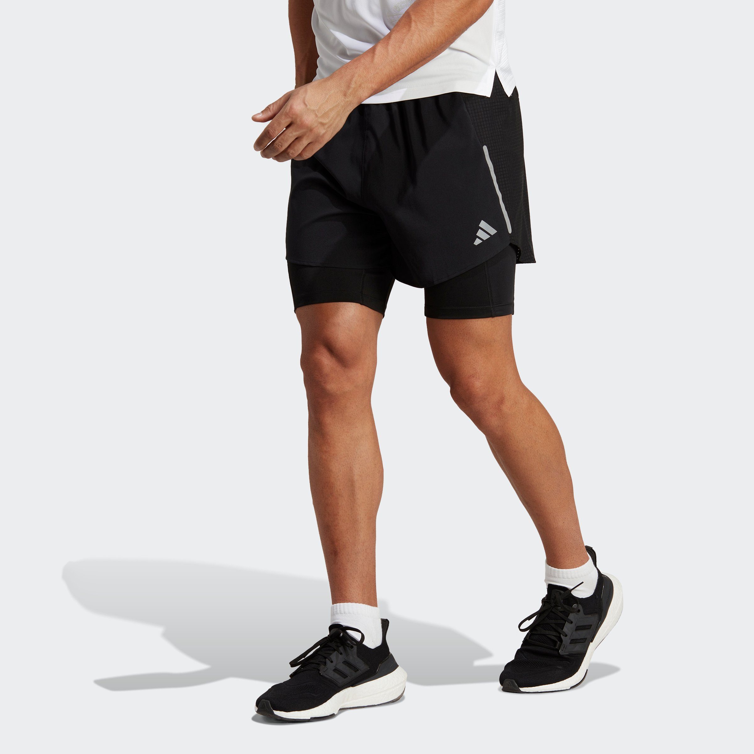 adidas Performance Laufshorts DESIGNED FOR RUNNING 2IN1 SHORTS (1-tlg)