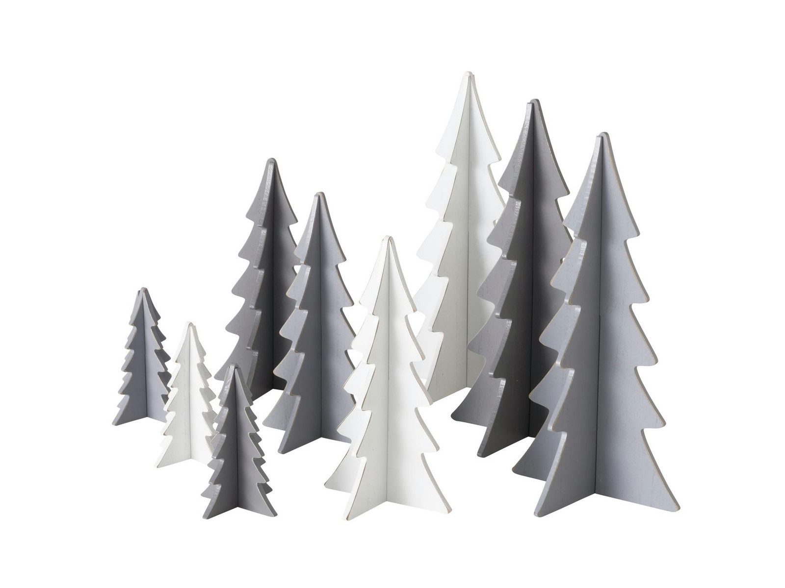 BOLTZE Dekofigur Ceti Baum Dekoaufsteller mehrf. 12-30cm sortiert Set3