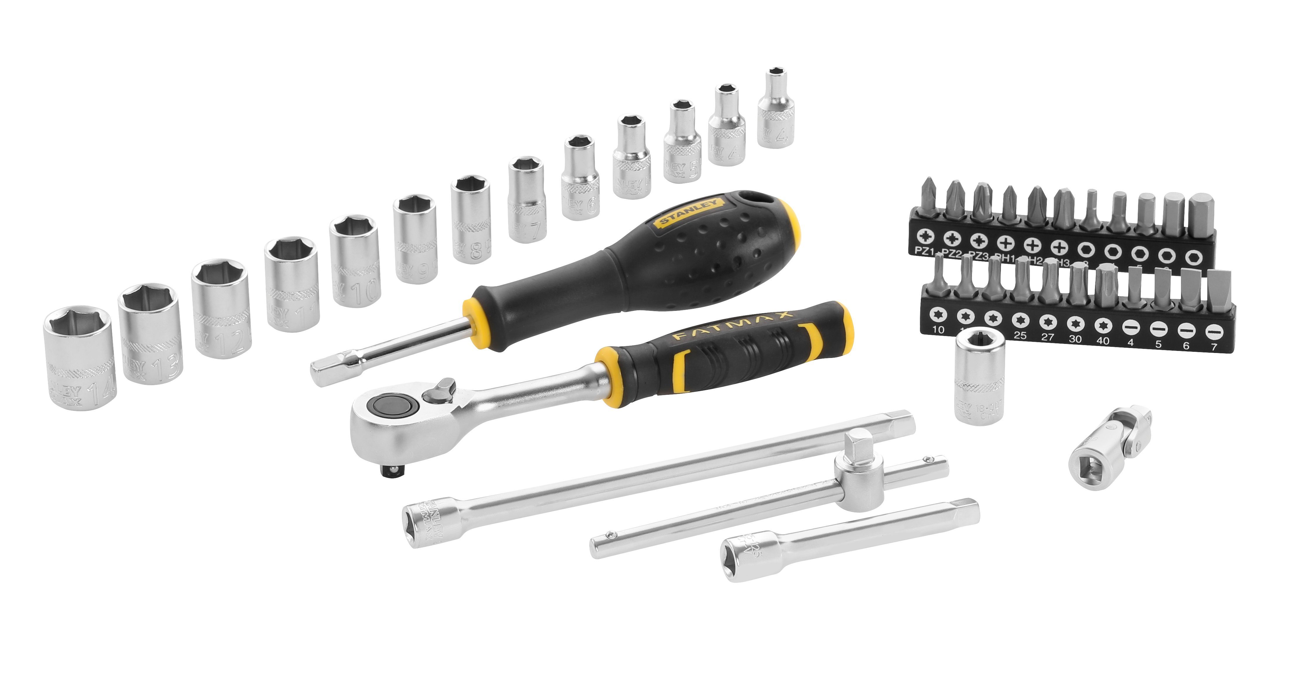 Stanley by Black & Decker Steckschlüssel FMMT82683-1 Set ¼", 42-teilig (42 St)