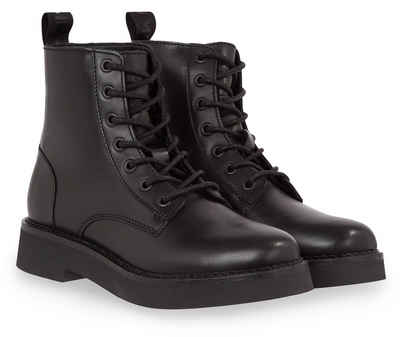 Tommy Jeans TJW LACE UP FLAT BOOT Чоботи на шнурівці mit Logo an der Anziehlasche