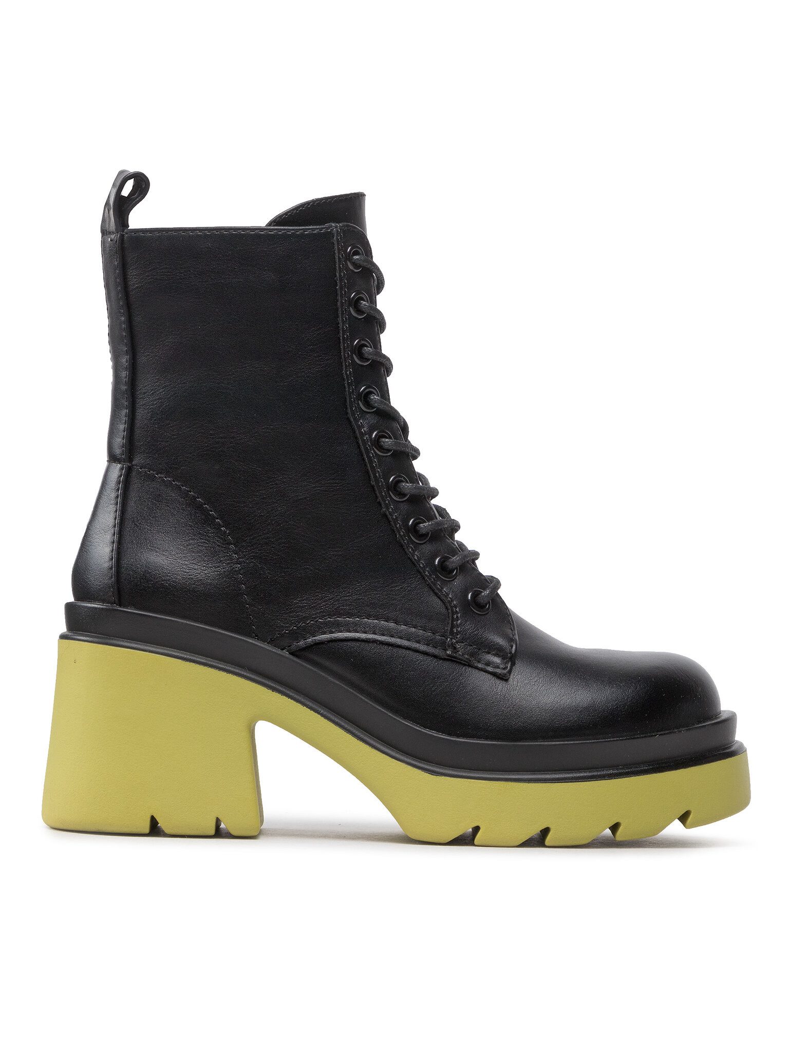 DeeZee Stiefeletten ZAL90112-1A Black/Yellow Stiefelette günstig online kaufen