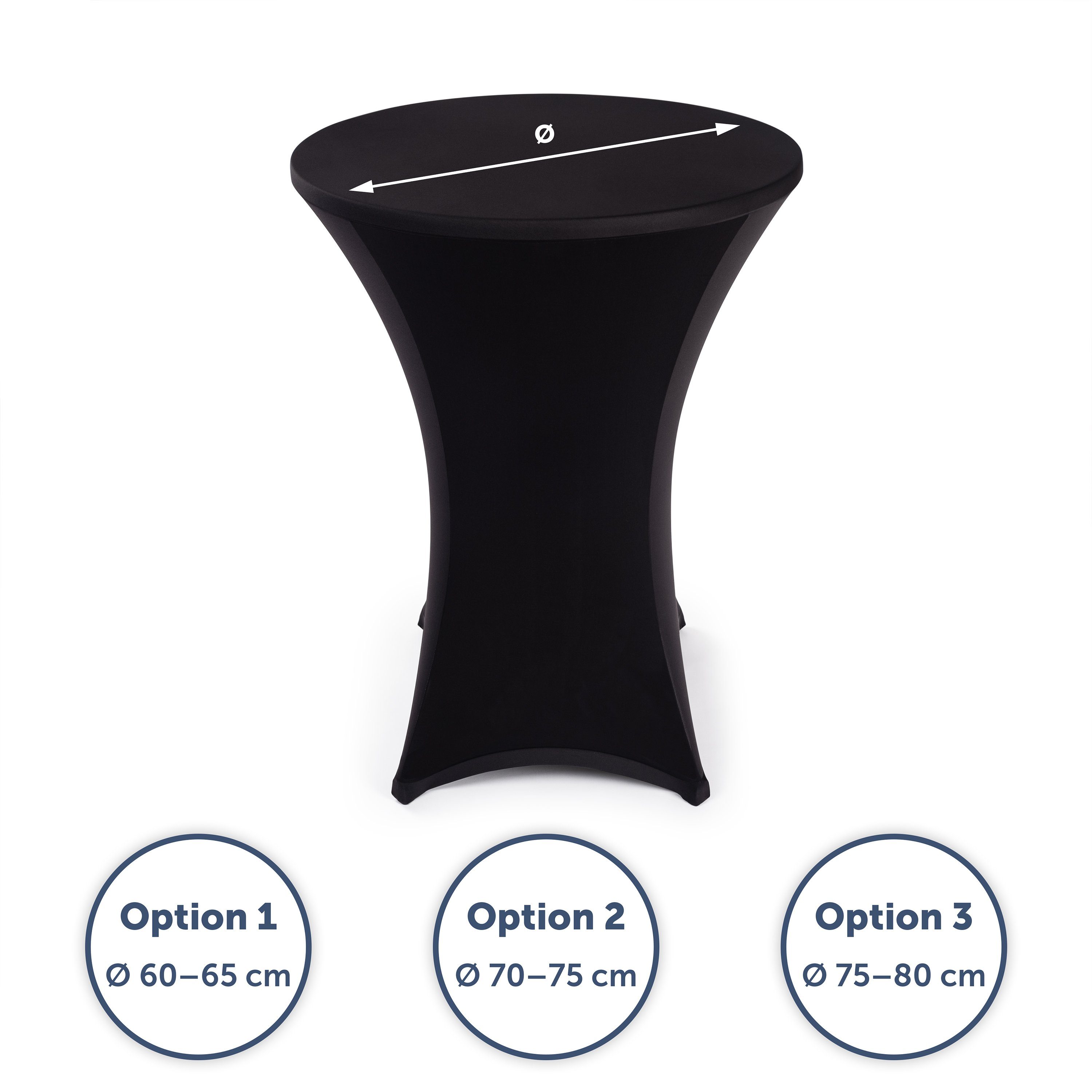 Blumtal Stehtischhusse Stretchbezug Stehtisch Hussen, Elegante Stehtischhus günstig online kaufen