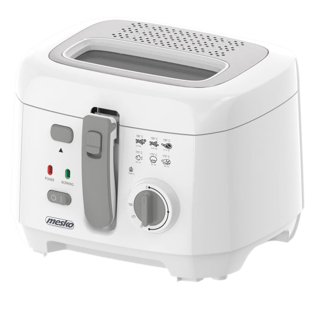 Mesko Fritteuse MS 4908g, 1800 W, elektrische Fritteuse mit herausnehmbarem Ölbehälter