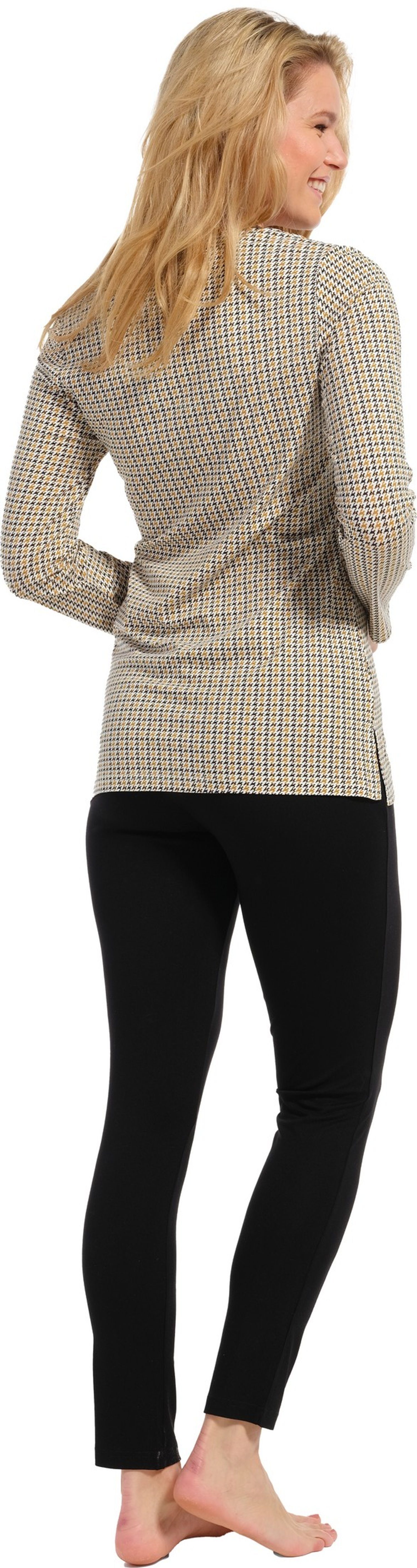 Pastunette mit Schlafanzug tlg) (2 Leggins Damen Modisches Design Schlafanzug