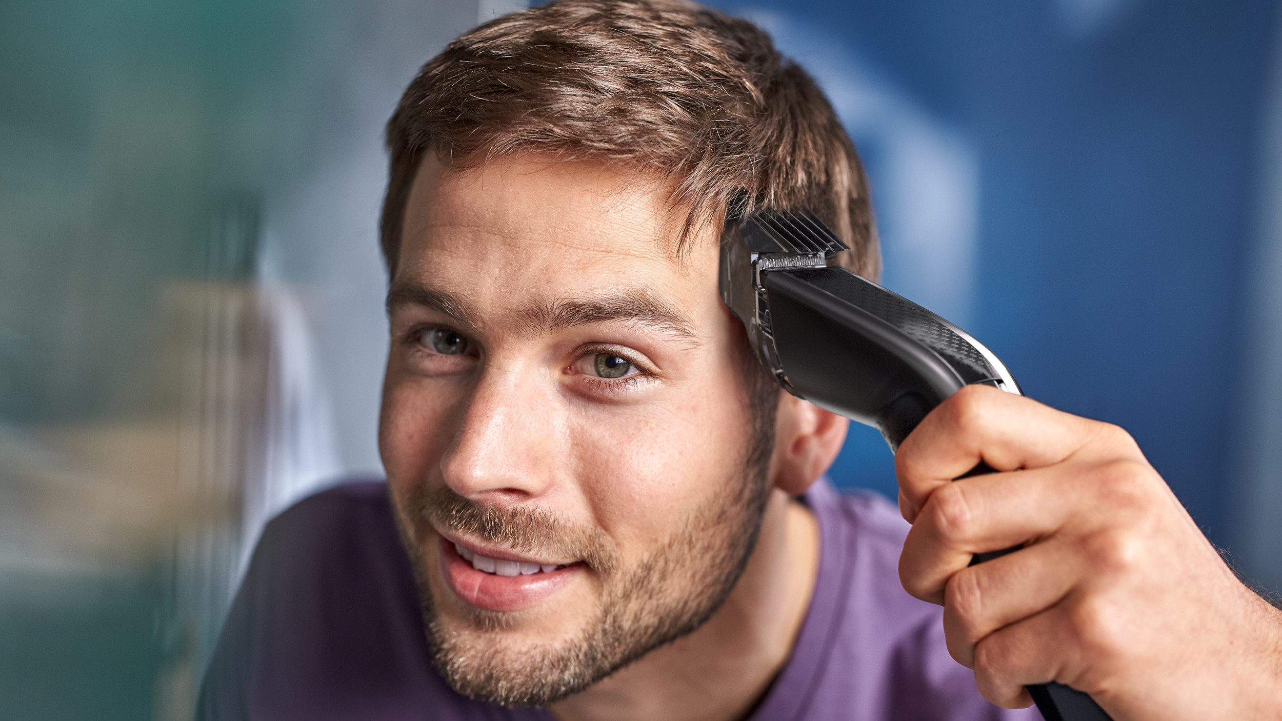 Philips Haarschneider Series 7000 HC7650/15, inklusive Friseur-Set, Trim-n-Flow Pro – Bild 4 von 5