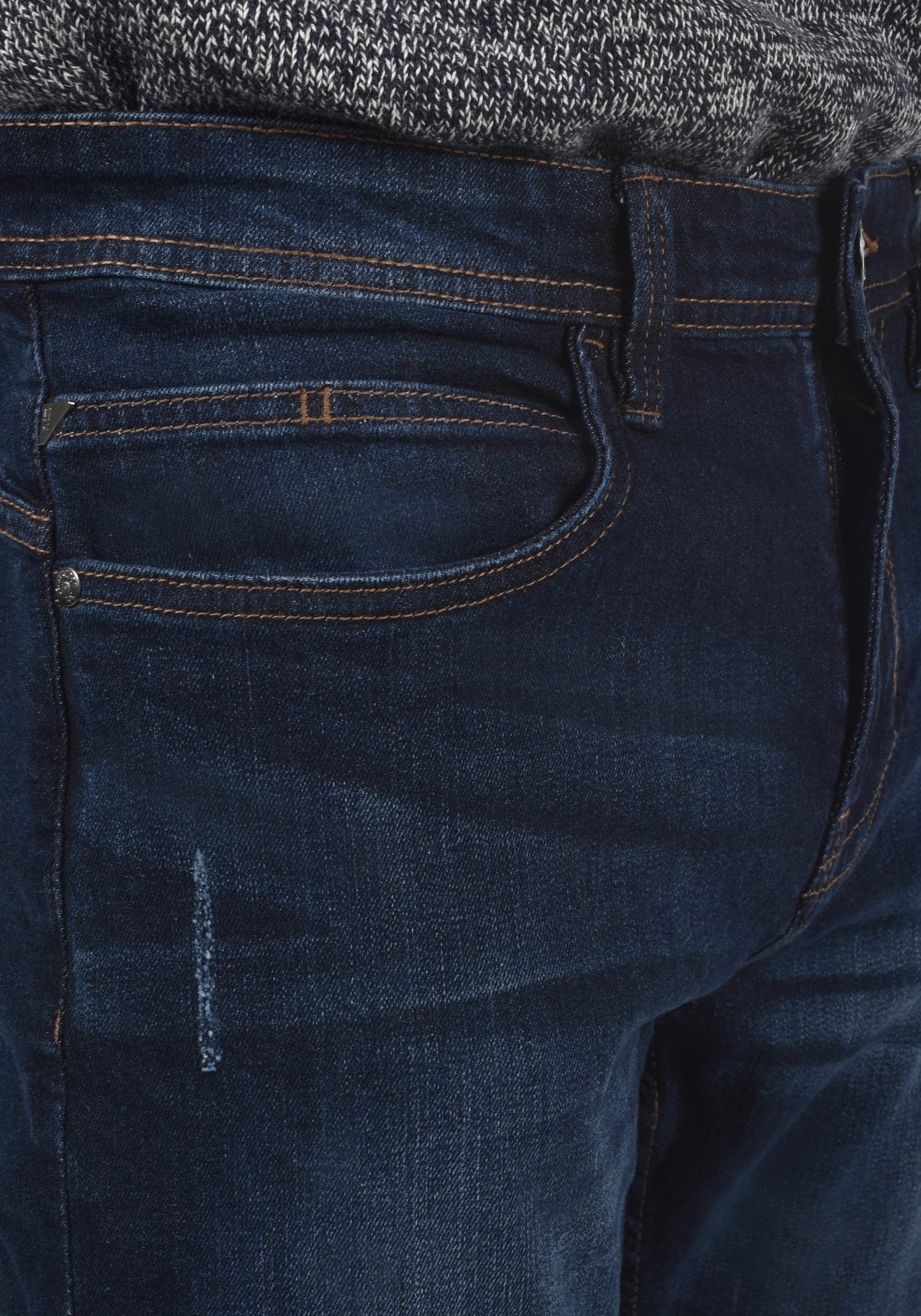 Indicode 5-Pocket-Jeans IDQuebec 5-Pocket-Jeans mit Washed-Effekt