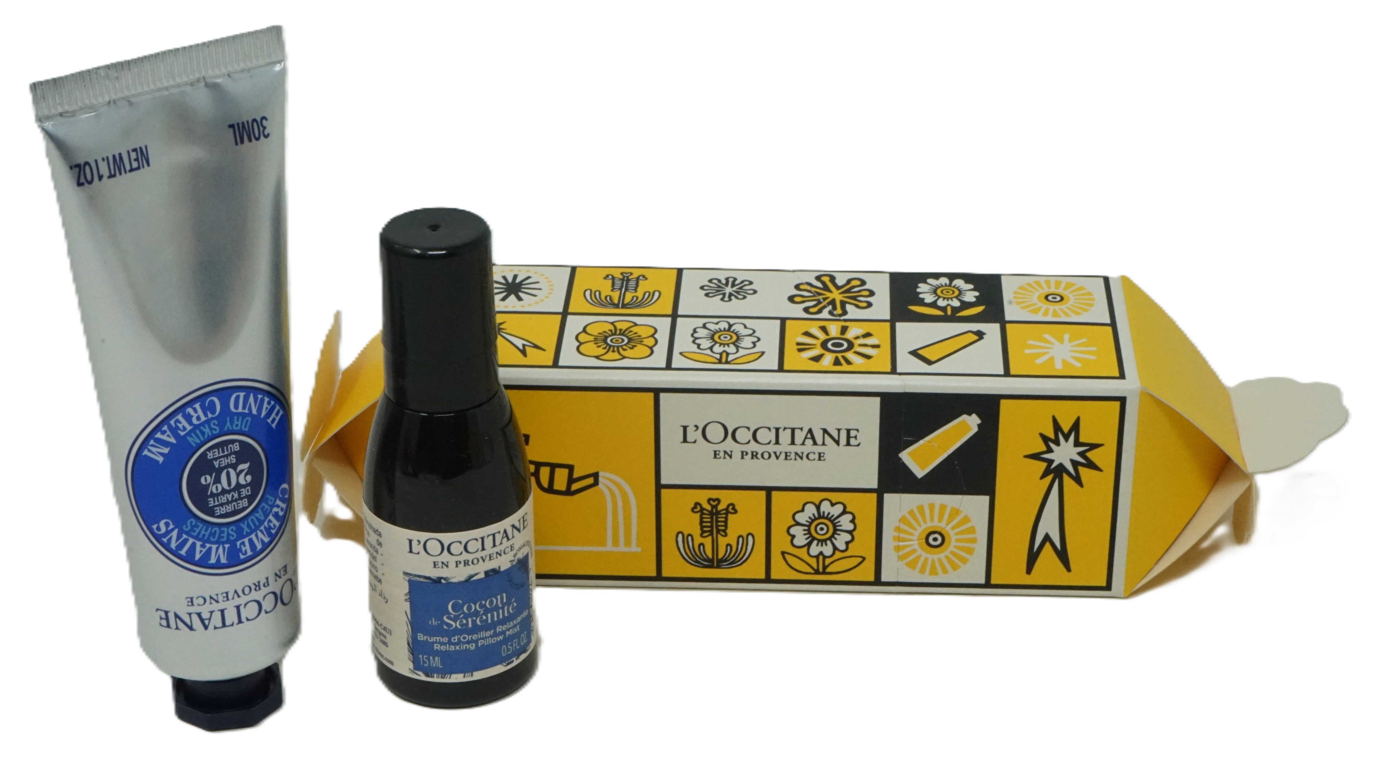 L'OCCITANE Handcreme Loccitane Cracker Pillow Mist 15ml + Hand Cream 30 ml