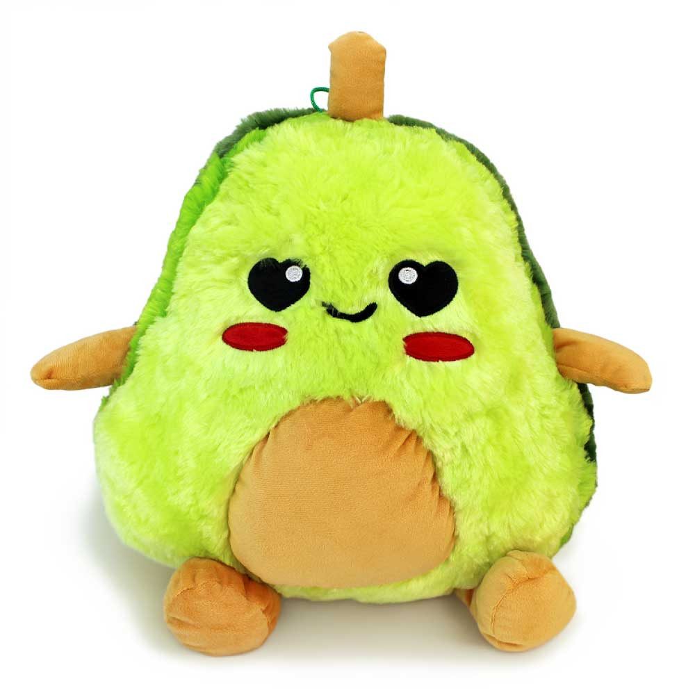Landahl & Baumann Kuscheltier Kawaii Avocado aus Plüsch mit Gesicht - ca. 38 cm (1-St)