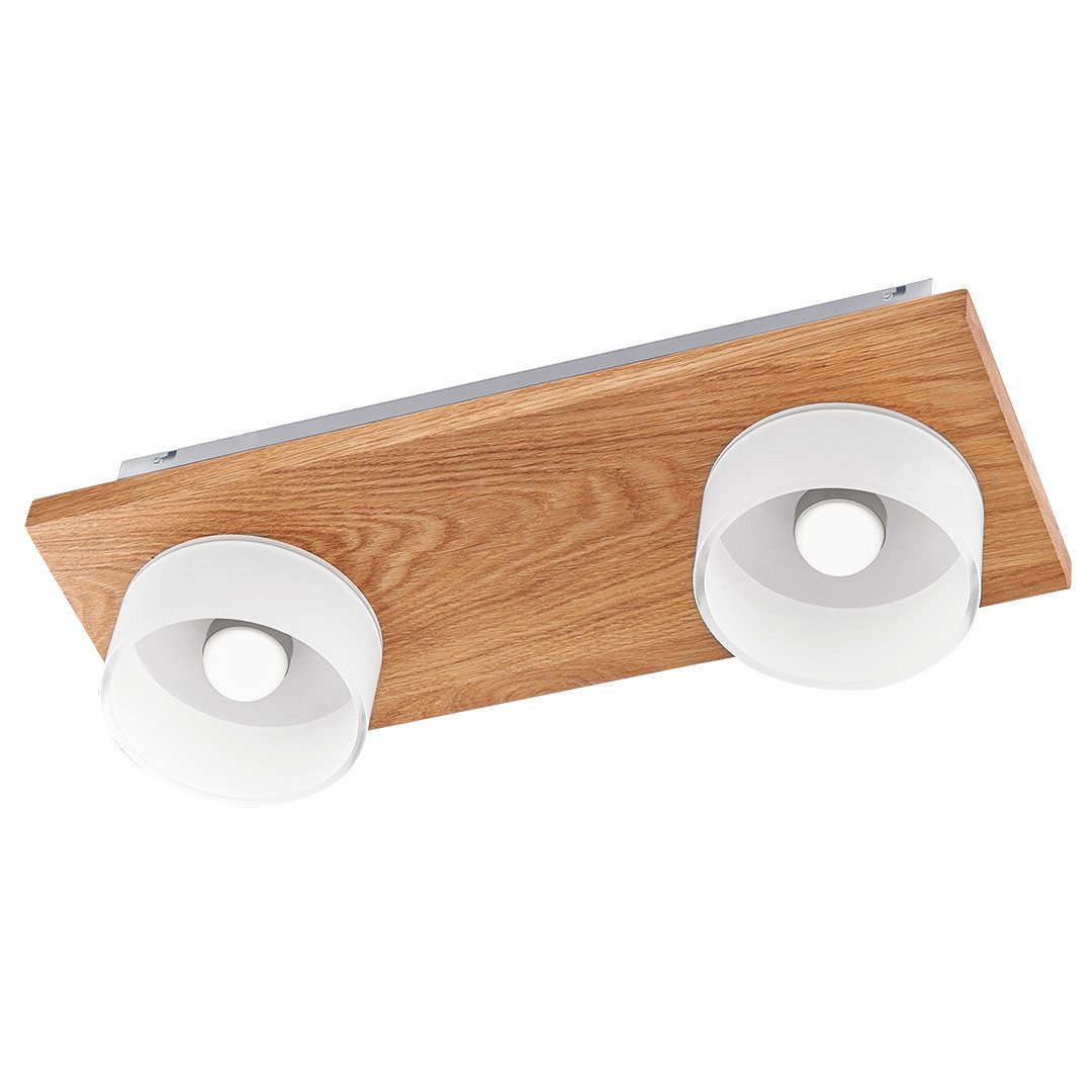 HerzBlut LED Deckenleuchte Estelle 2-flammig, G9