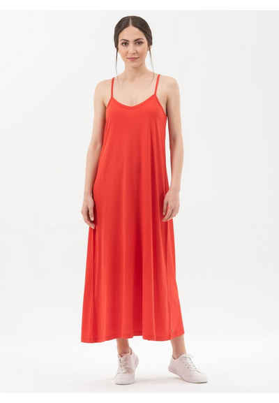 ORGANICATION Kleid & Hose Spaghettiträger-Kleid aus Tencel™ mit Bio-Baumwolle