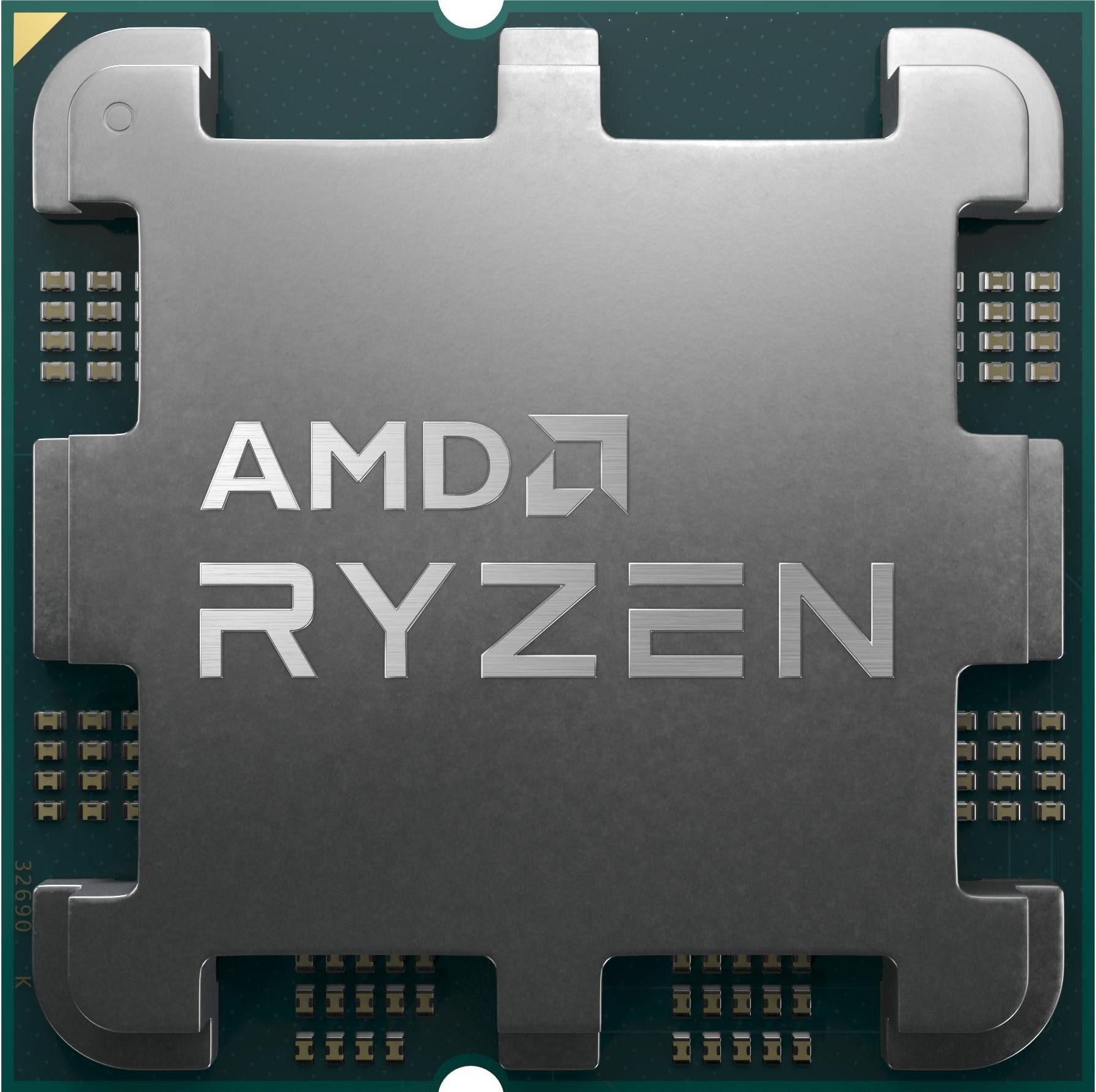 AMD Prozessor Ryzen 5 7600X, 6x 4.7 GHz bis 5,3 GHz Turbo, AM5 Gaming CPU, DDR5-5200, PCIe 5.0, AMD Radeon Graphics