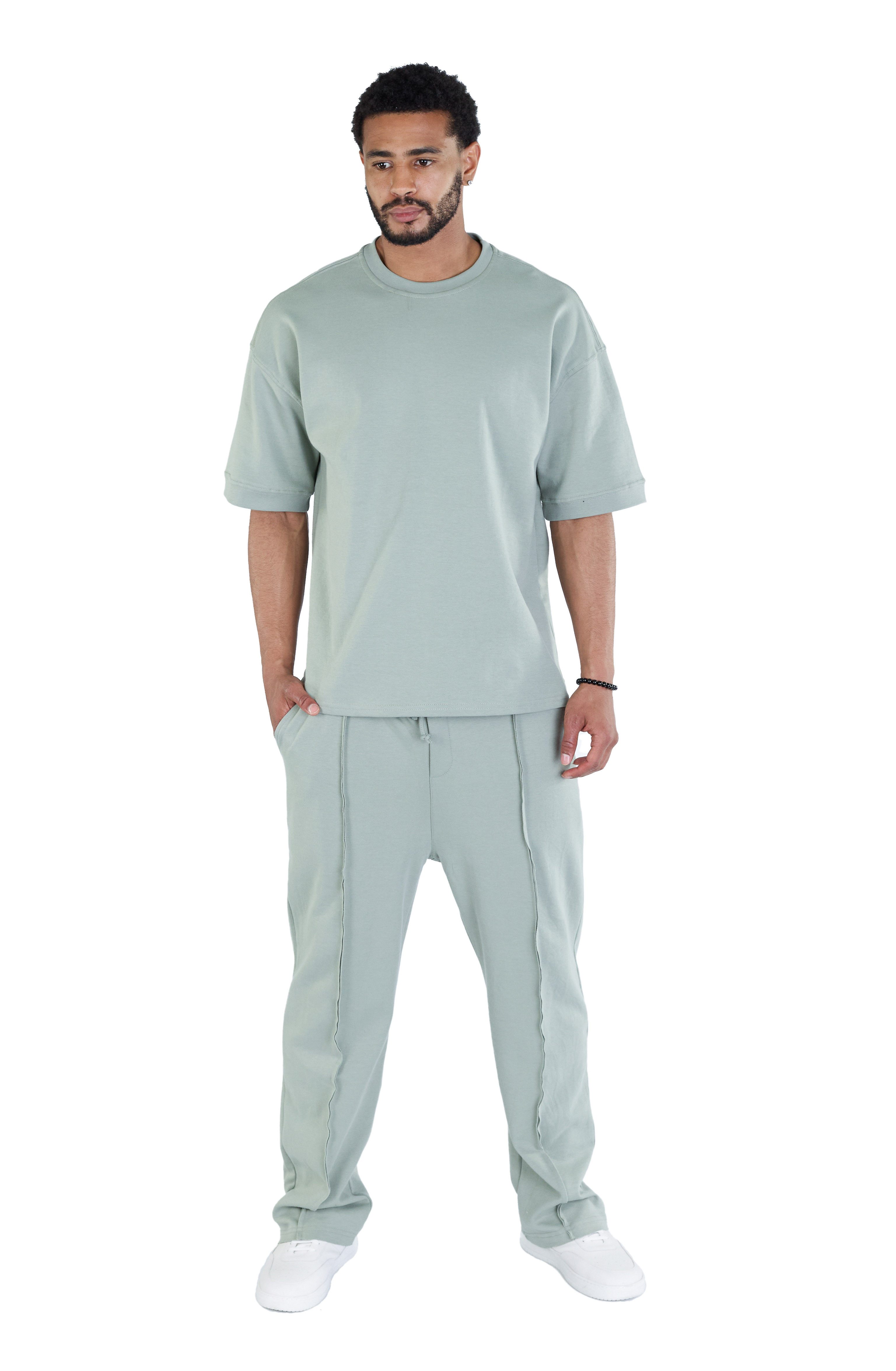 Denim Distriqt Freizeitanzug Lässiger Oversized 2 günstig online kaufen