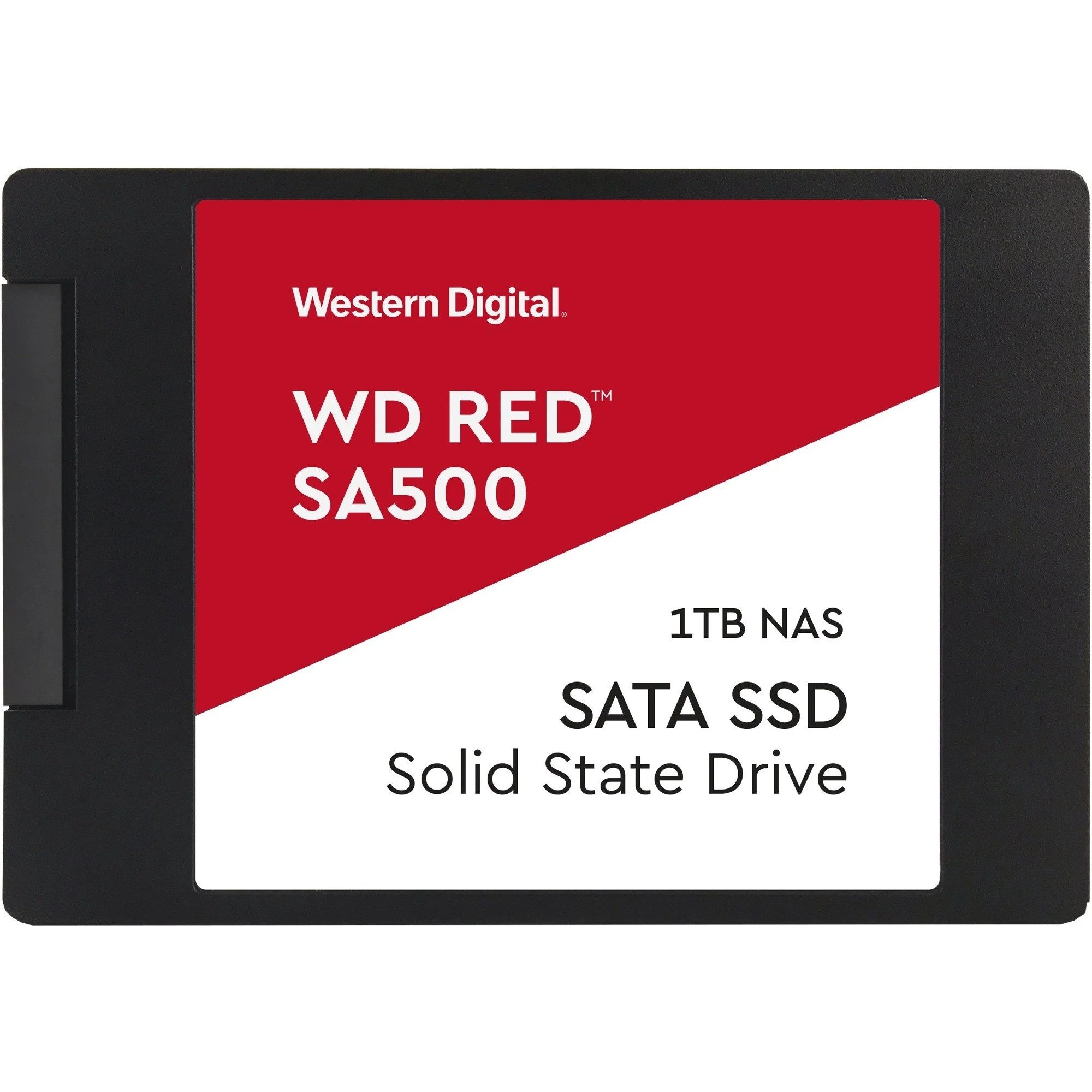 Western Digital WD Red SA500 500GB NAS SSD SATA 2.5 Zoll interne SSD (500 GB) 2,5 Zoll" 560 MB/S Lesegeschwindigkeit, 530 MB/S Schreibgeschwindigkeit, NAS-optimiert, 3D NAND, 24/7-Betrieb, hohe Ausdauer