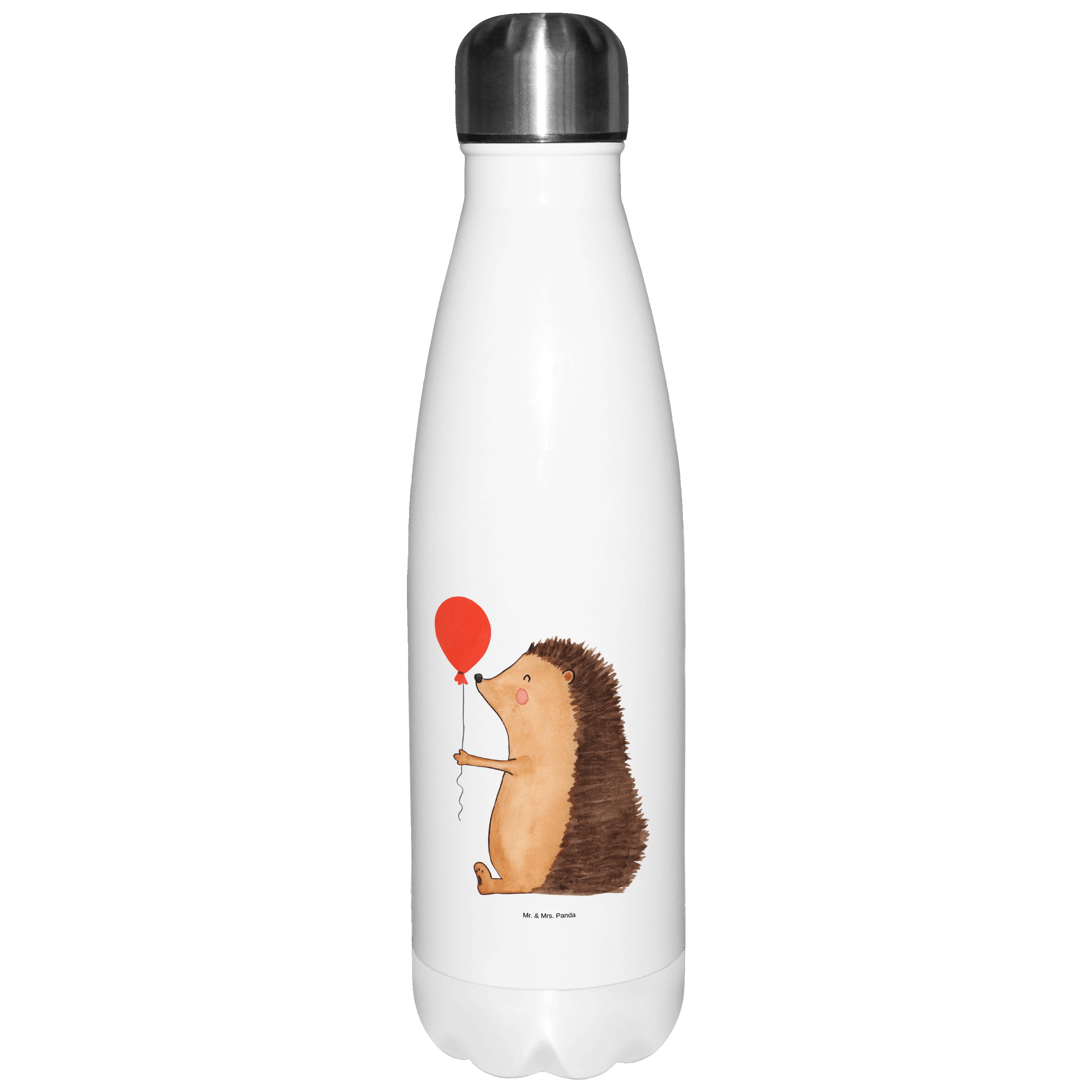 Mr. & Mrs. Panda Thermoflasche Igel Luftballon Weiß Geschenk