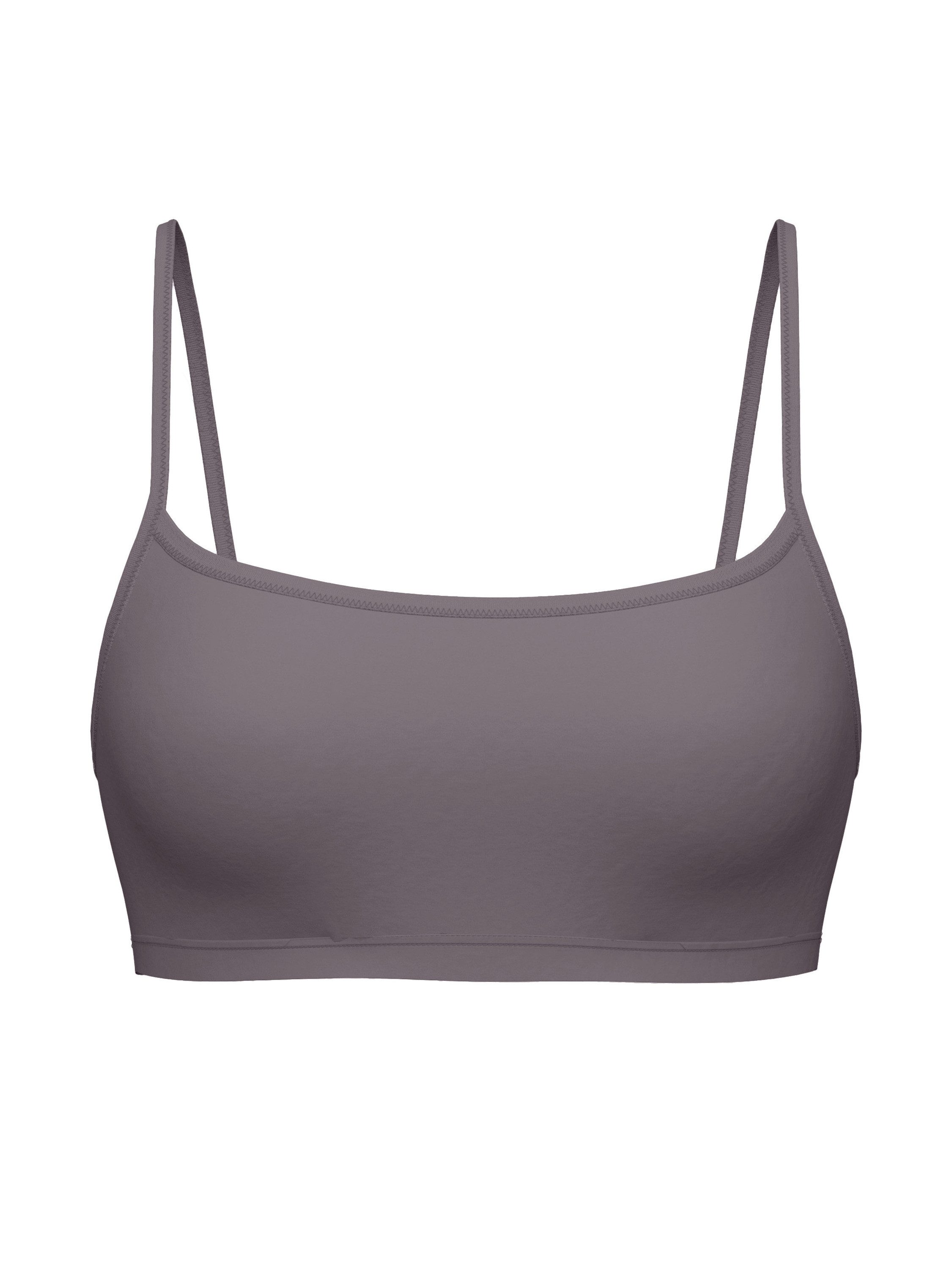 CALIDA Bustier Sleek Skin Damen (1-tlg) atmungsaktiv, hautfreundlich, leichter Halt, verstellbare Träger