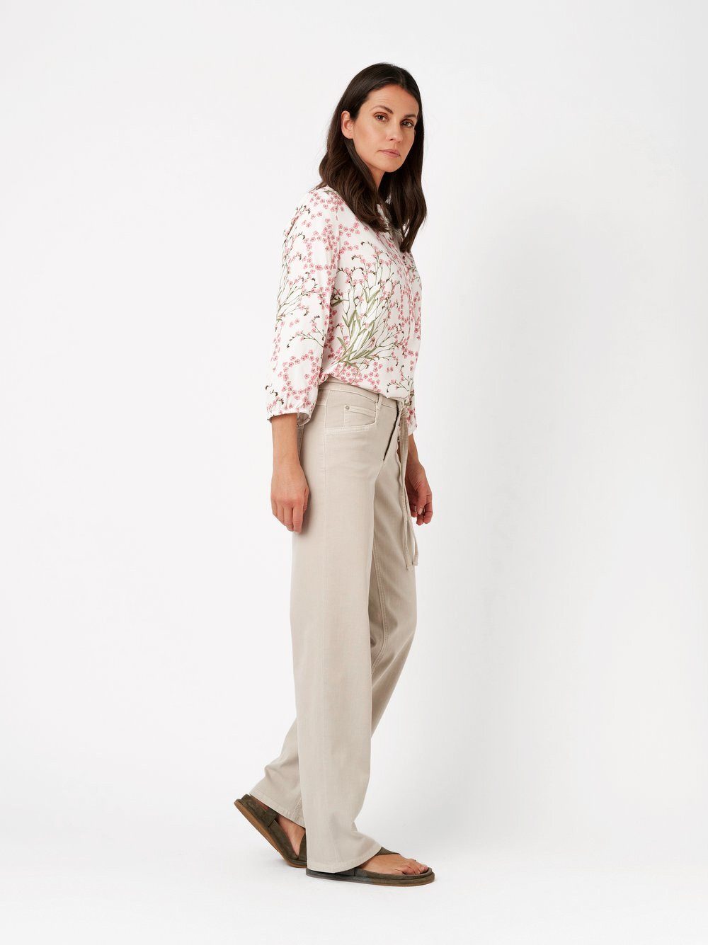 TONI Straight-Jeans Liv Regular mit Bindegürtel