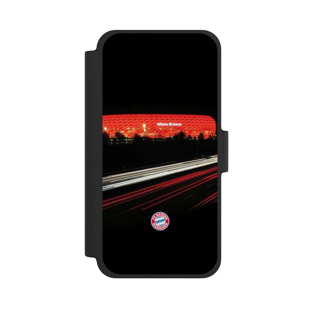 NIVOCASE Handyhülle FC Bayern München FCB Stadion FC Bayern München Allianz Arena, Apple iPhone 12 mini Klapphülle Handyhülle aus Kunst Leder